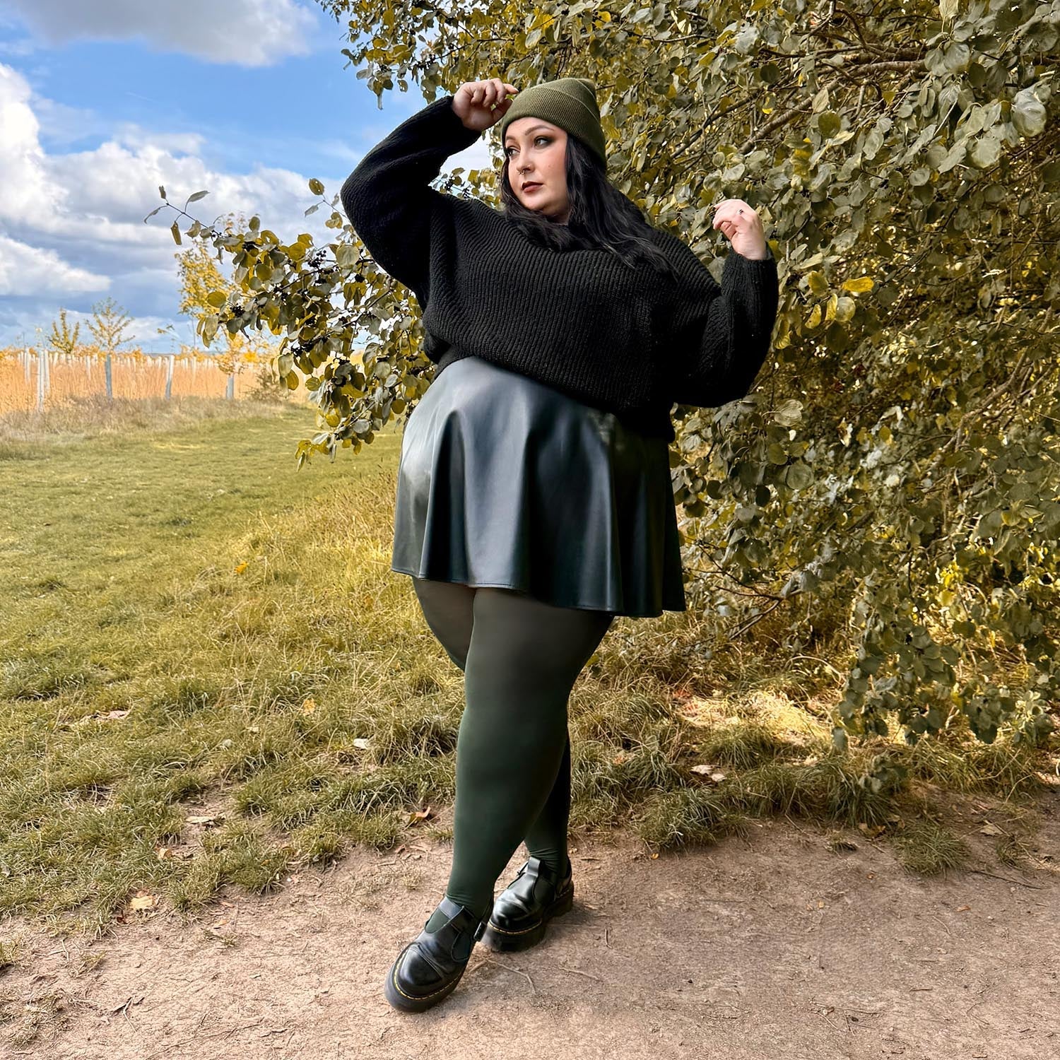 80 Denier Tights - Crocodile - Zenithce