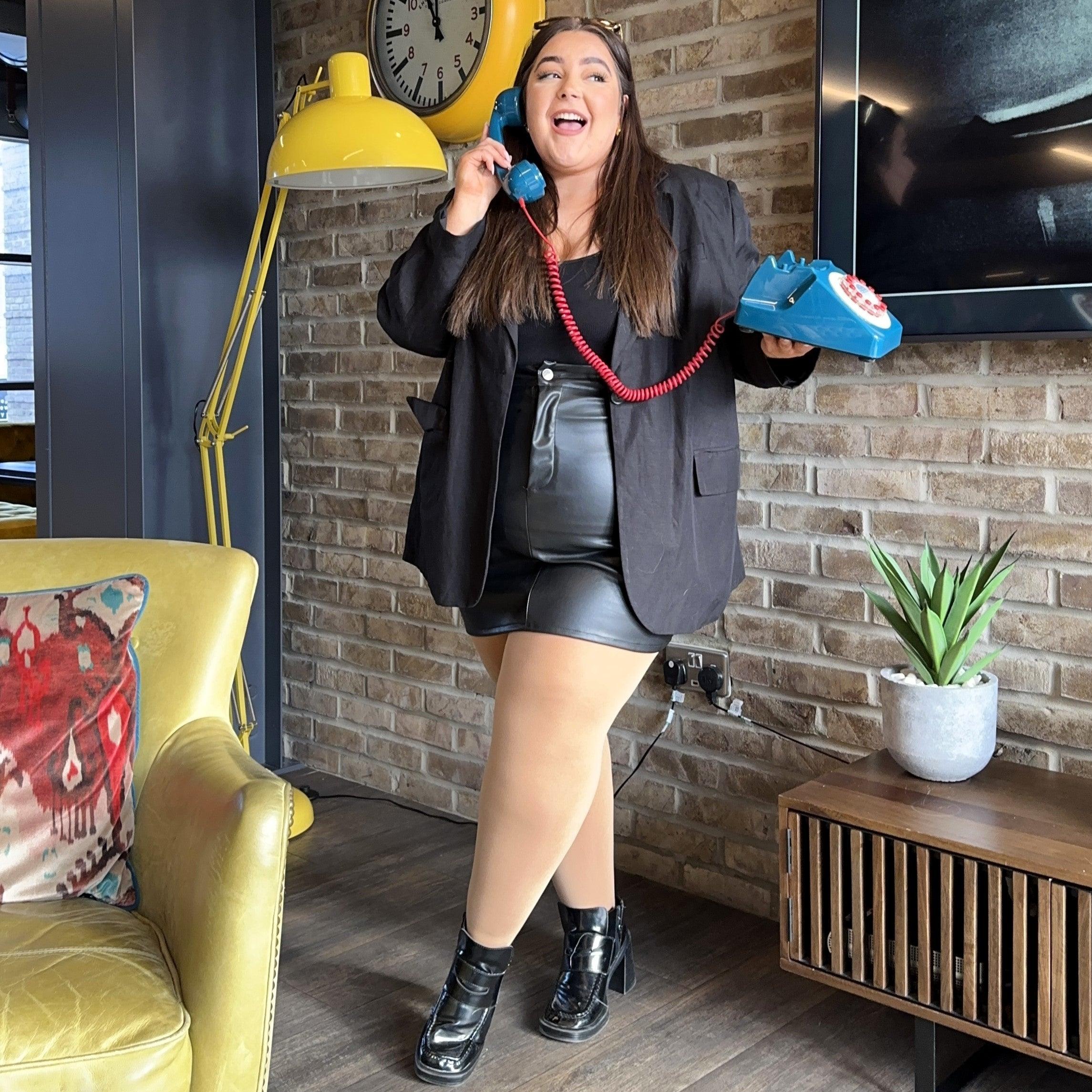 Huggy Light Compression Tights - Caramel Latte - Zenithce