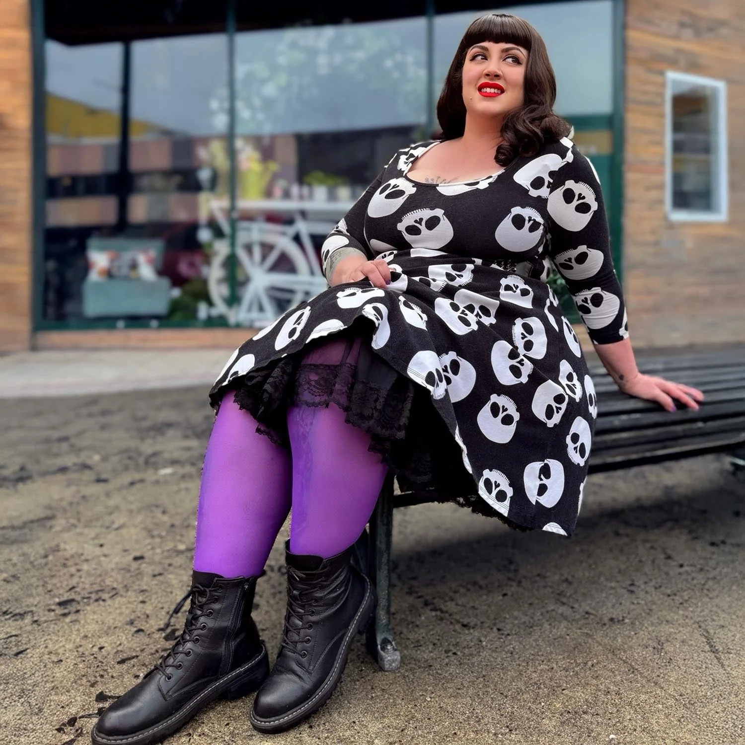 30 Denier Sheer Tights - Purple Haze - Zenithce