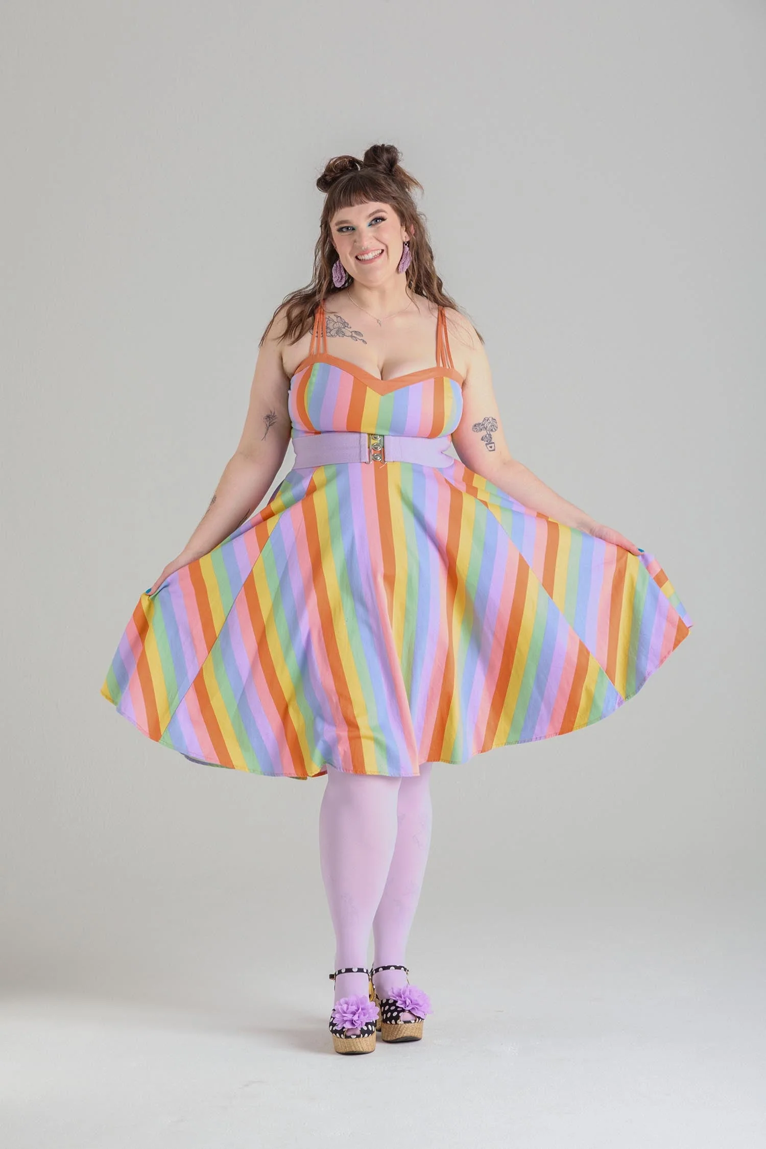 80 Denier Tights - Lavender - Zenithce