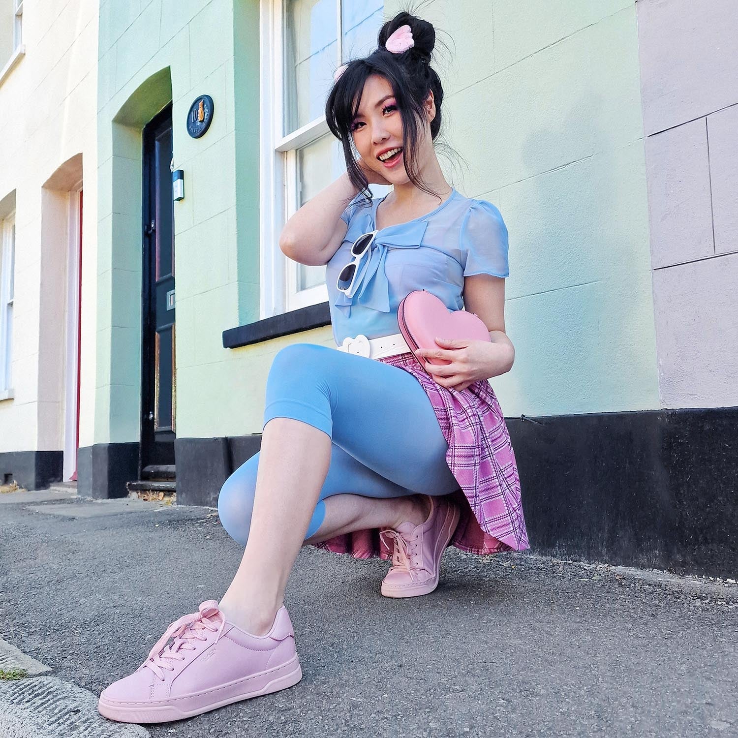 Stay Cool Capri Tights - Ice Blast - Zenithce