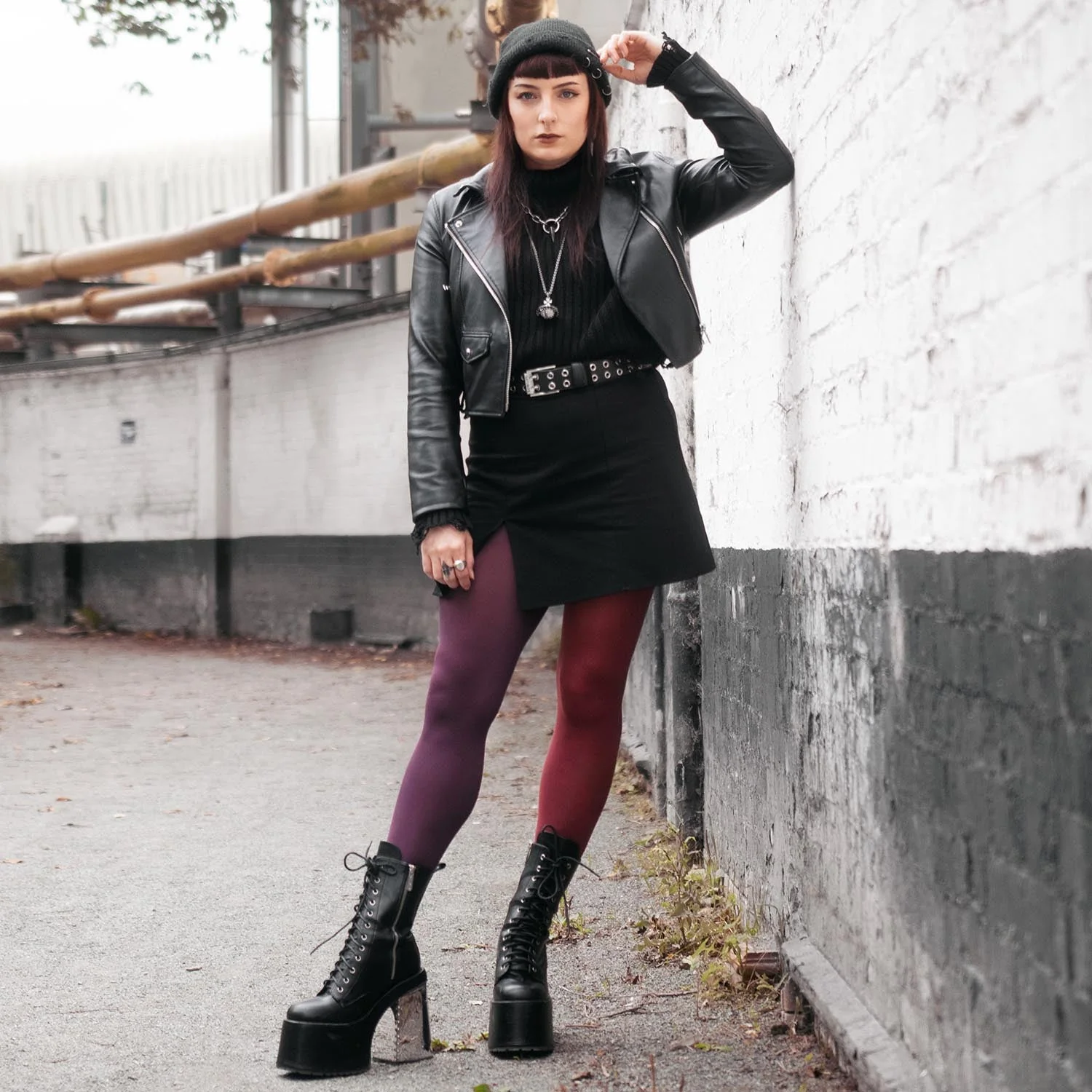 Duo Tights - Plurgundy - Zenithce