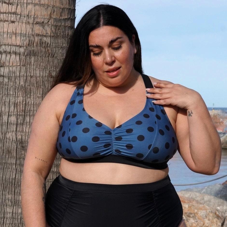 There Can Be Only One Bikini Top - Polka - Zenithce