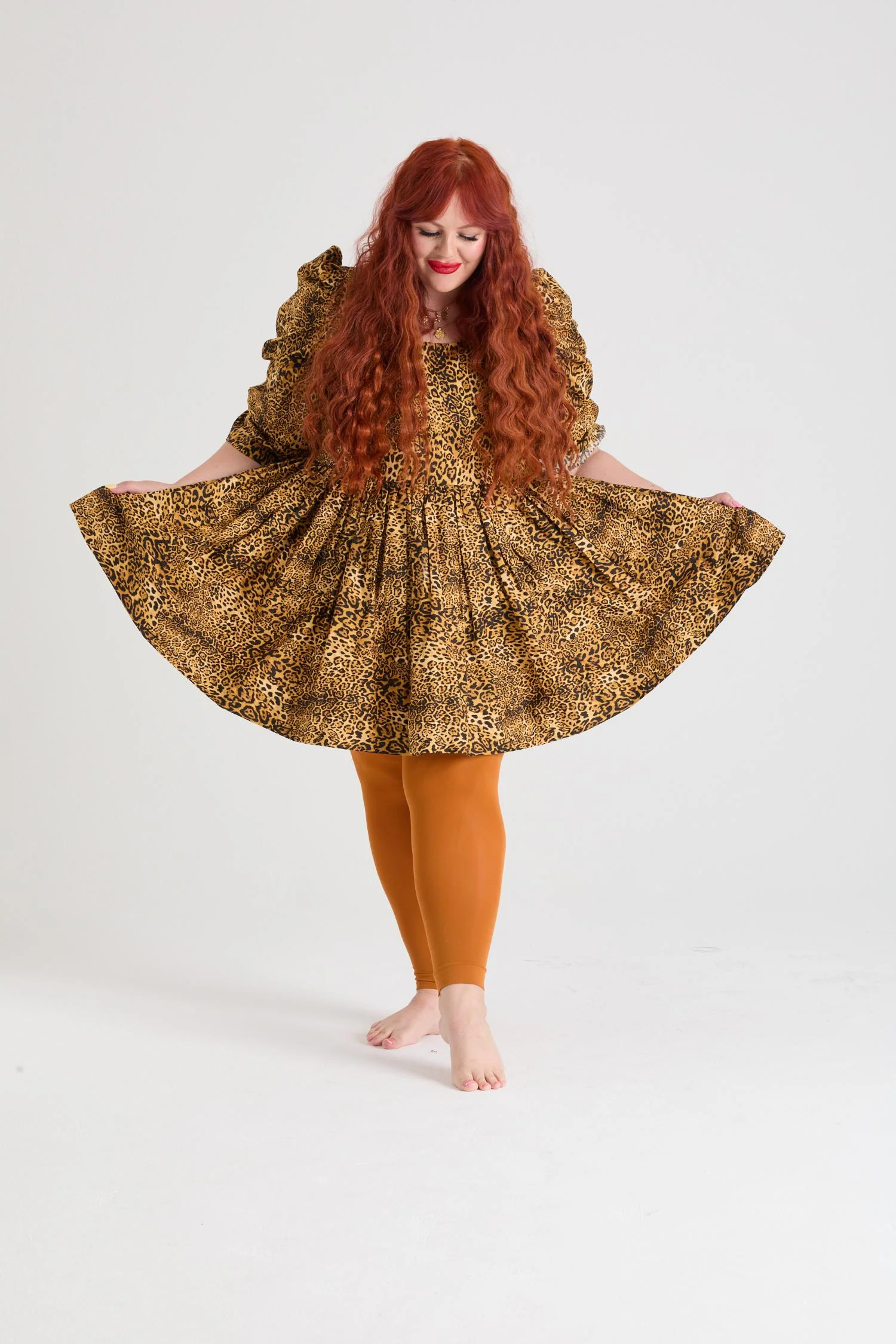 Footless Tights - Toffee Apple - Zenithce