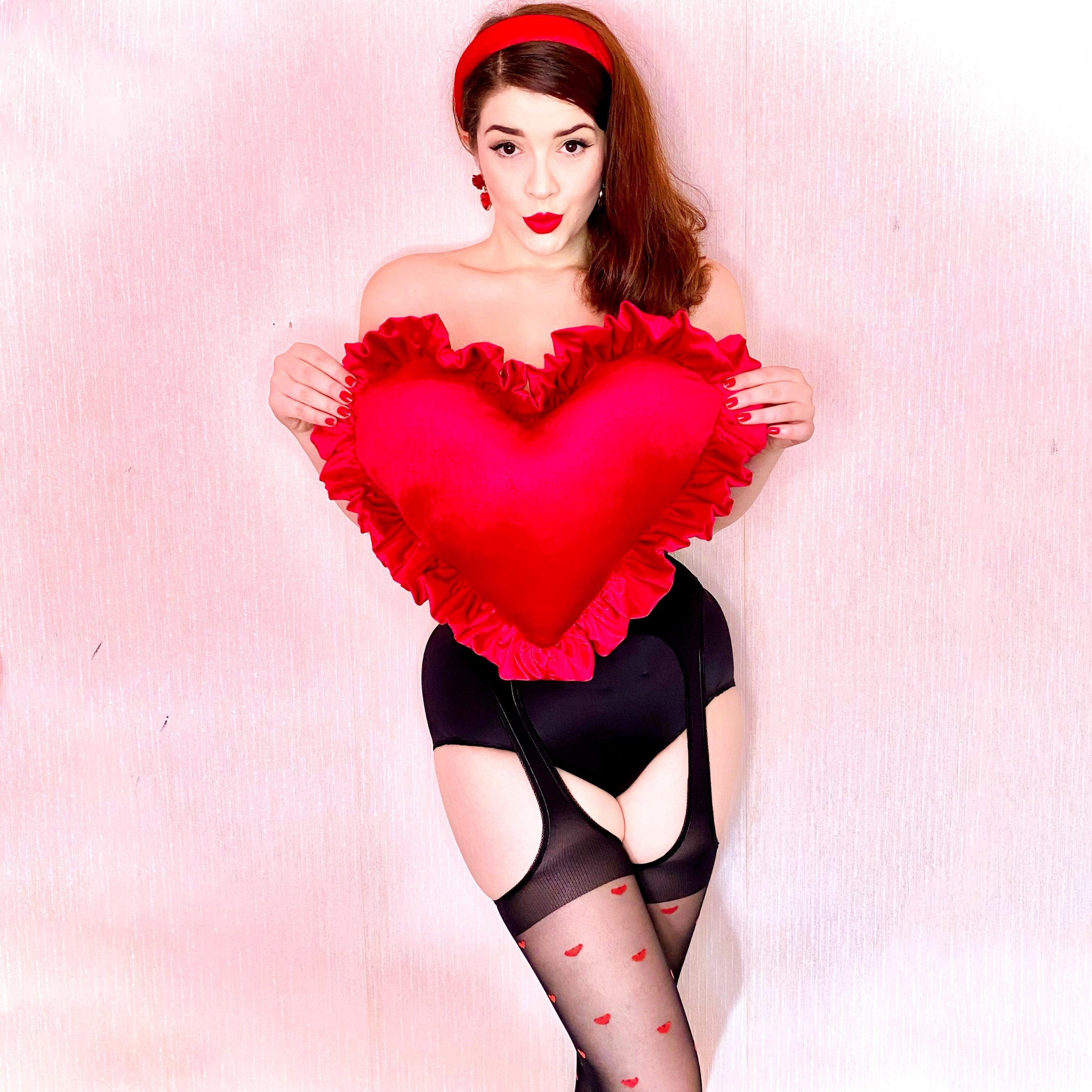 Sheer Mock Garter - Love Me - Zenithce