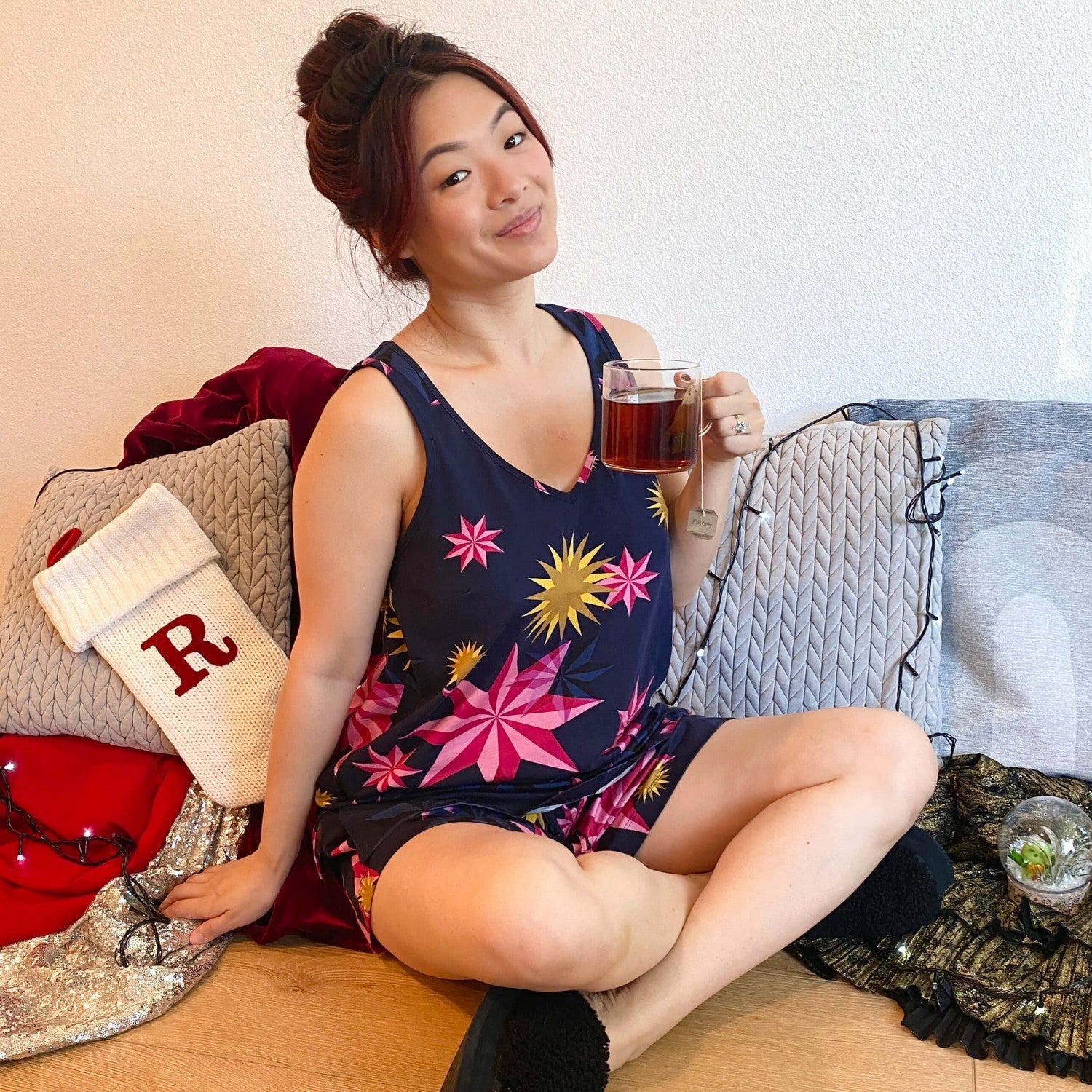 Organic Cotton PJ Vest - Stars - Zenithce