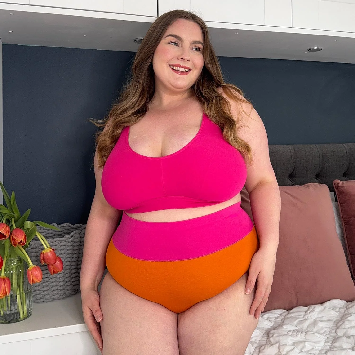 Organic Cotton Full Brief Duo Knickers - Papaya & Barbara - Zenithce