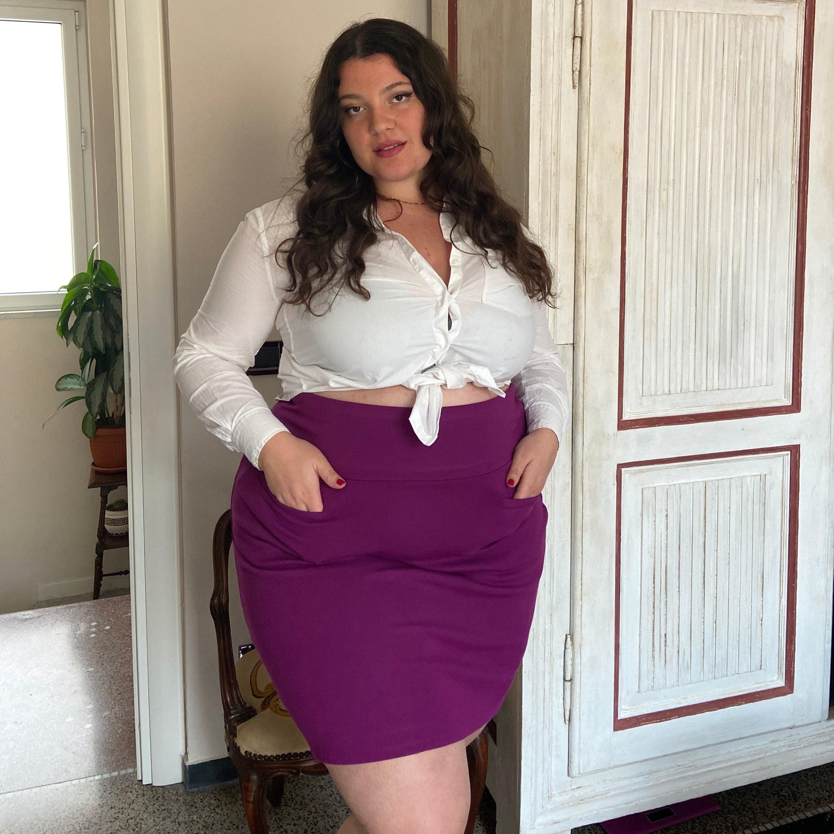 Mini Skirt - Figgy Pudding - Zenithce