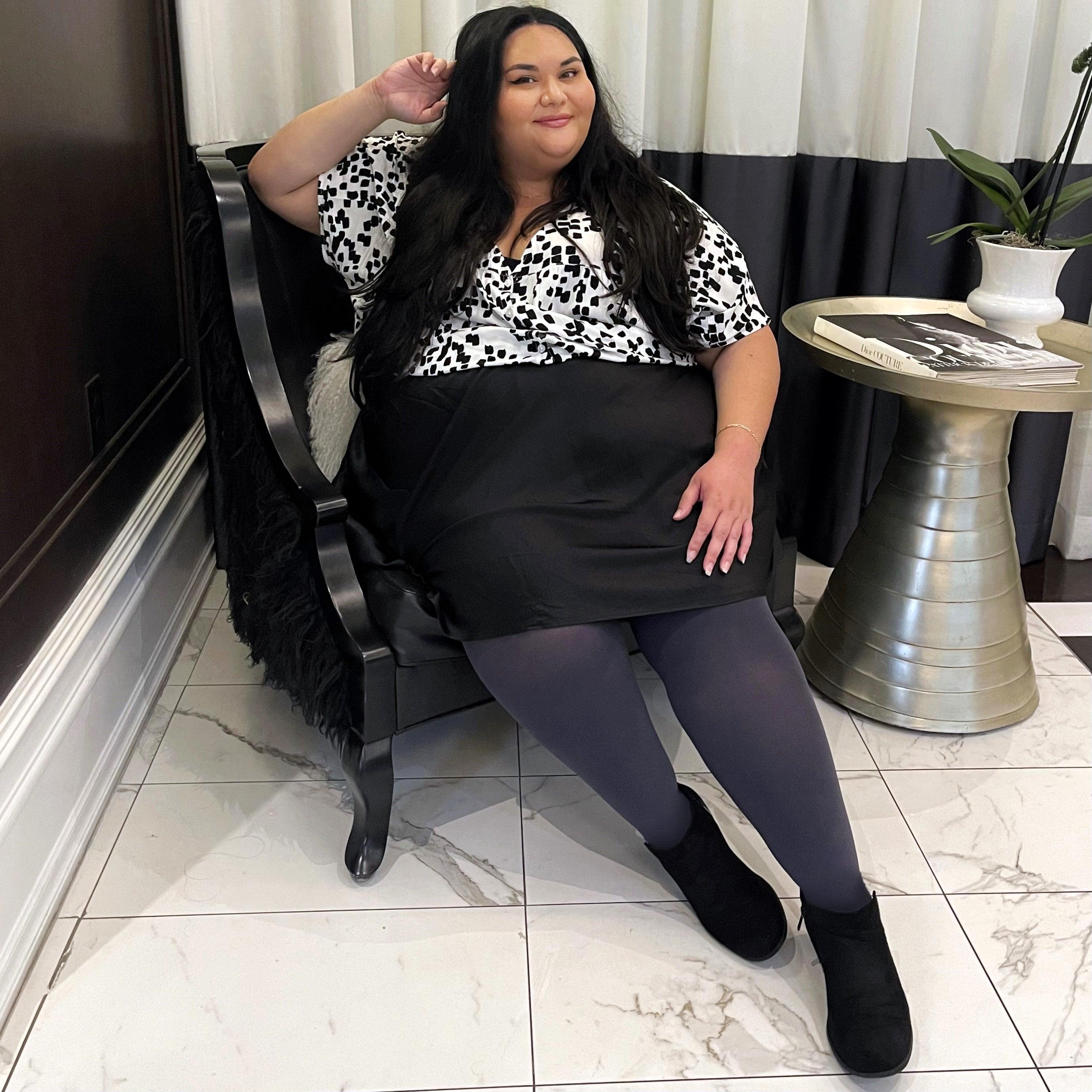 Huggy Light Compression Tights - Slate - Zenithce