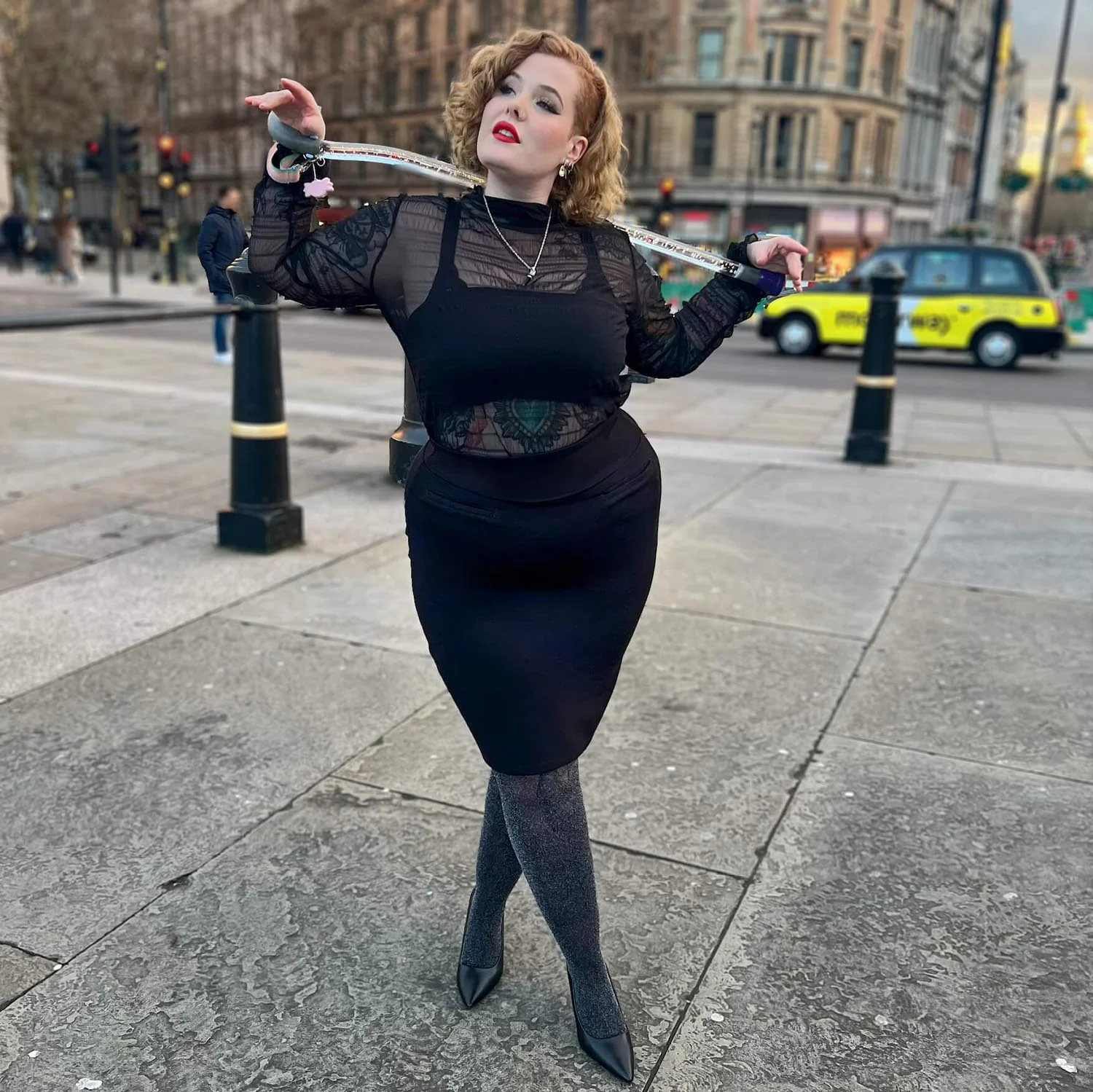 Pencil Skirt - Black (V2) - Zenithce