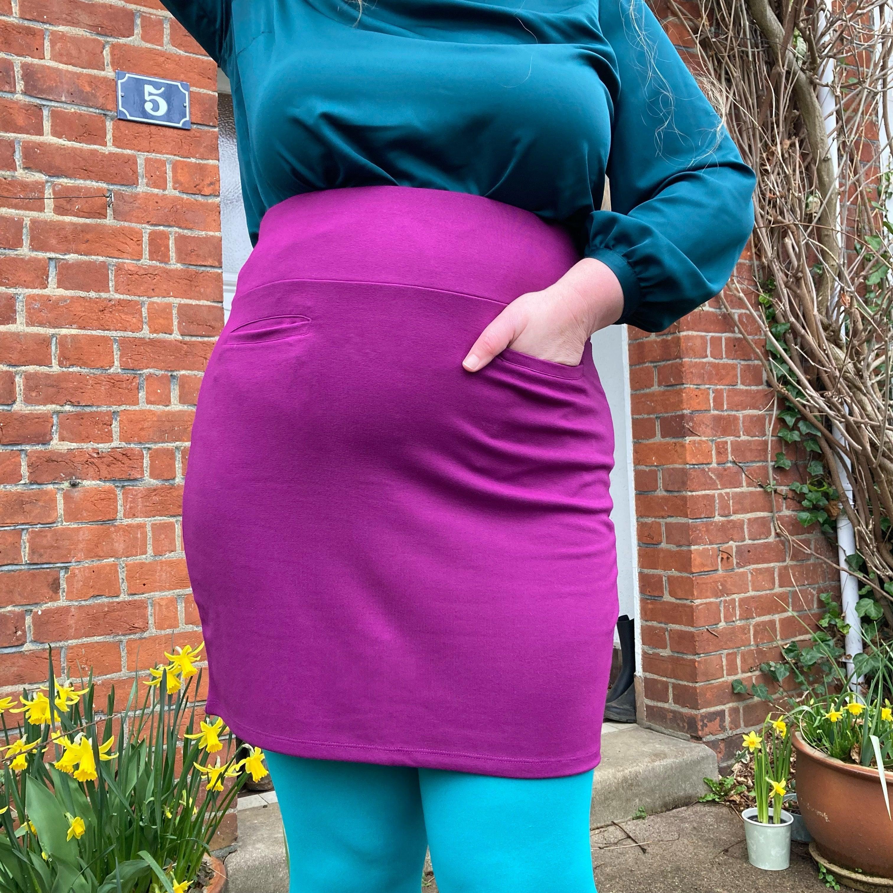 Mini Skirt - Figgy Pudding - Zenithce