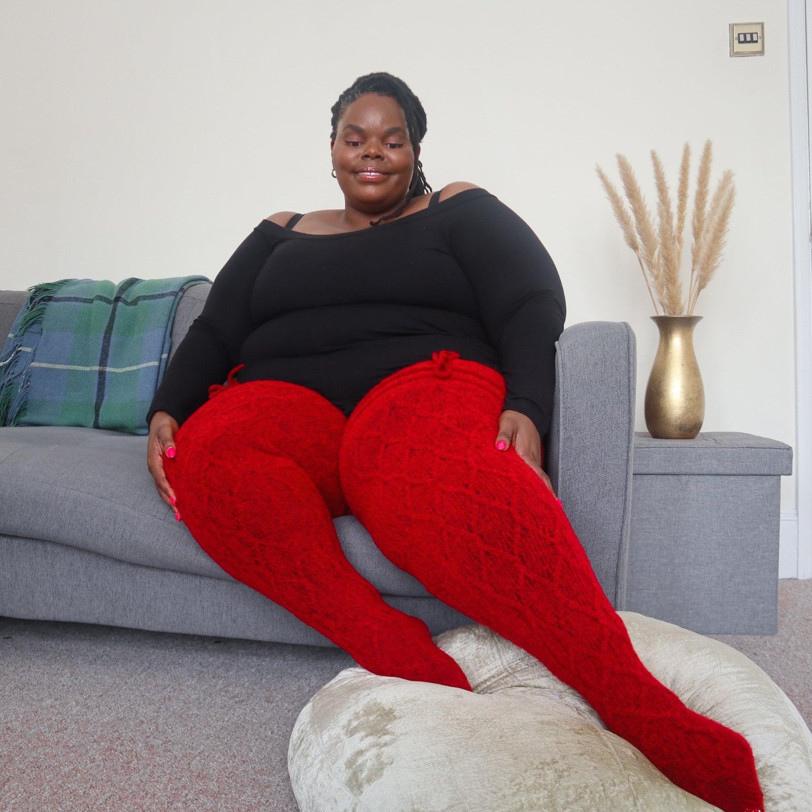 Thigh High Socks - Lobster - Zenithce