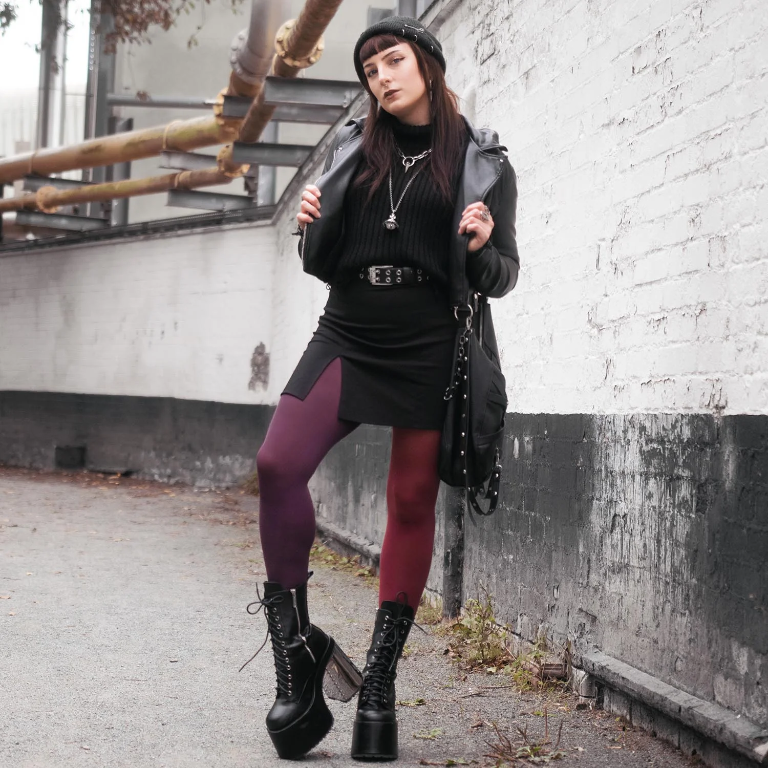 Duo Tights - Plurgundy - Zenithce