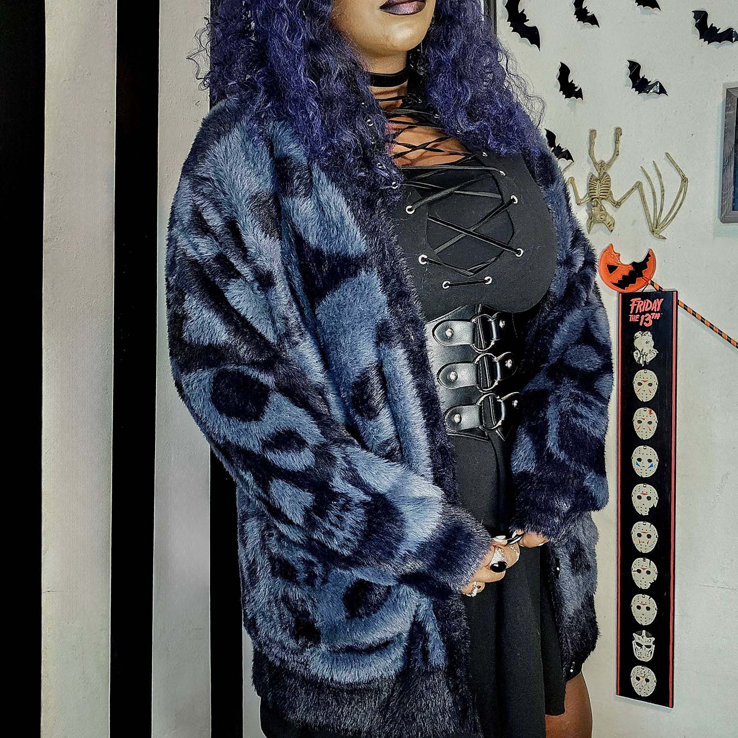 Catacomb Fluffy Cardigan - Zenithce