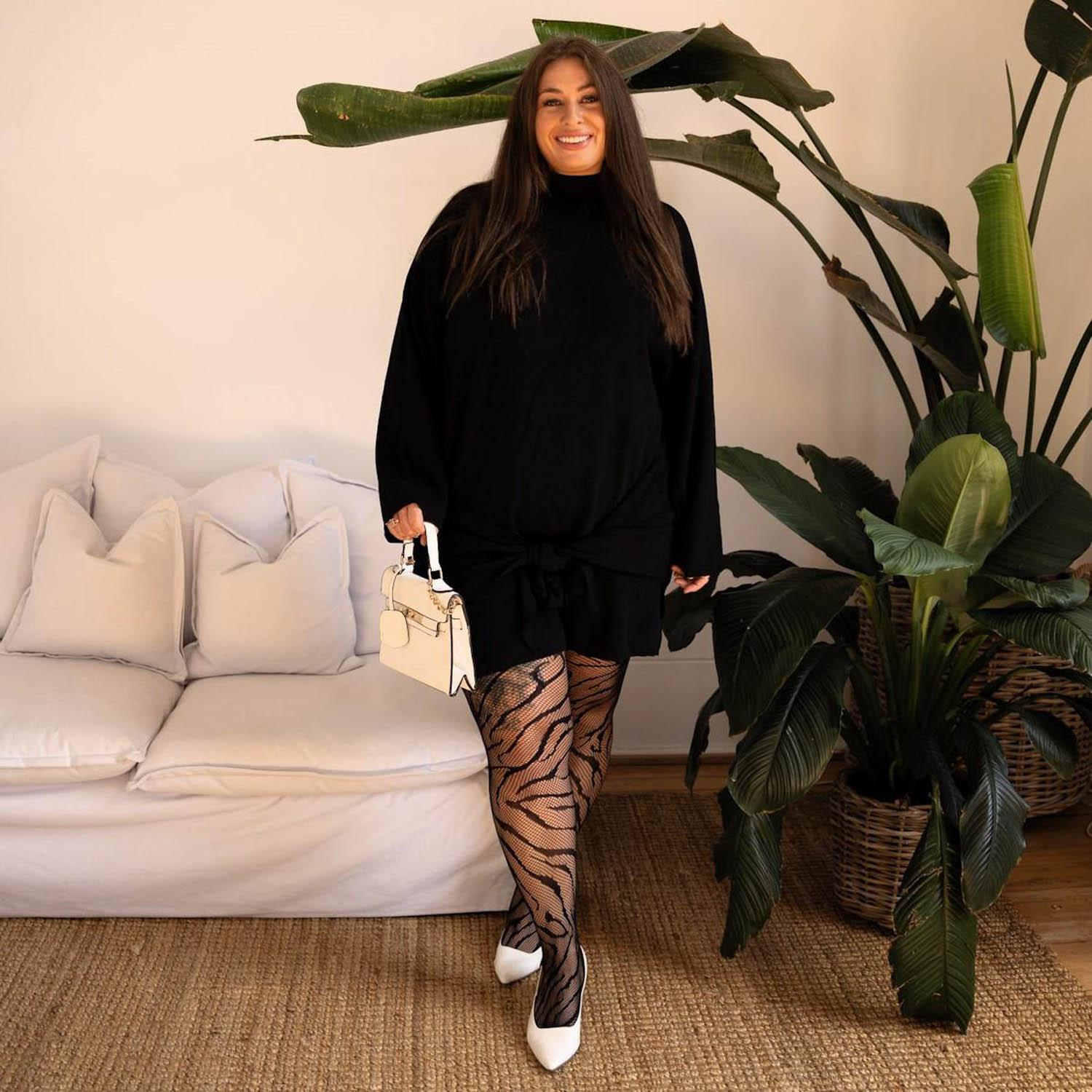 Feline Myself - Tiger Stripe Fishnets - Zenithce