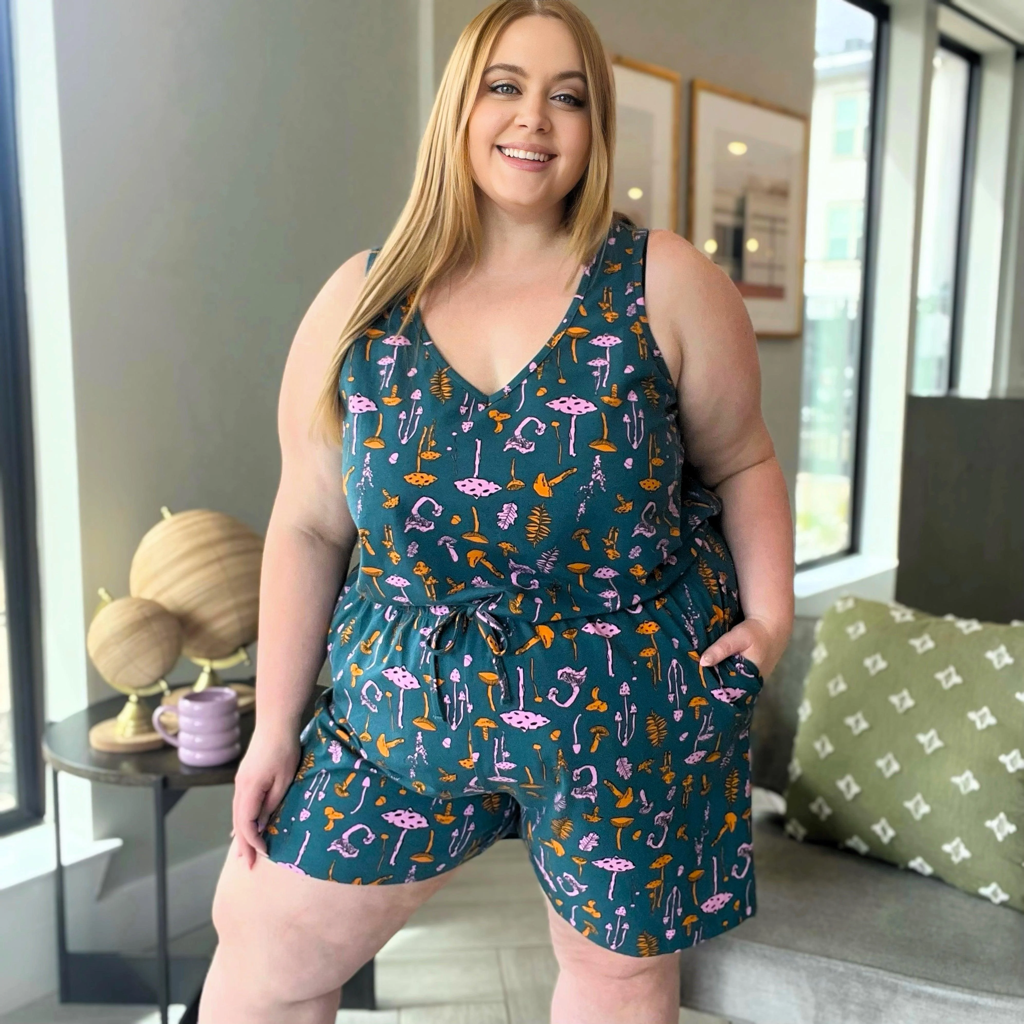 Organic Cotton PJ Vest - Mushie Patch - Zenithce