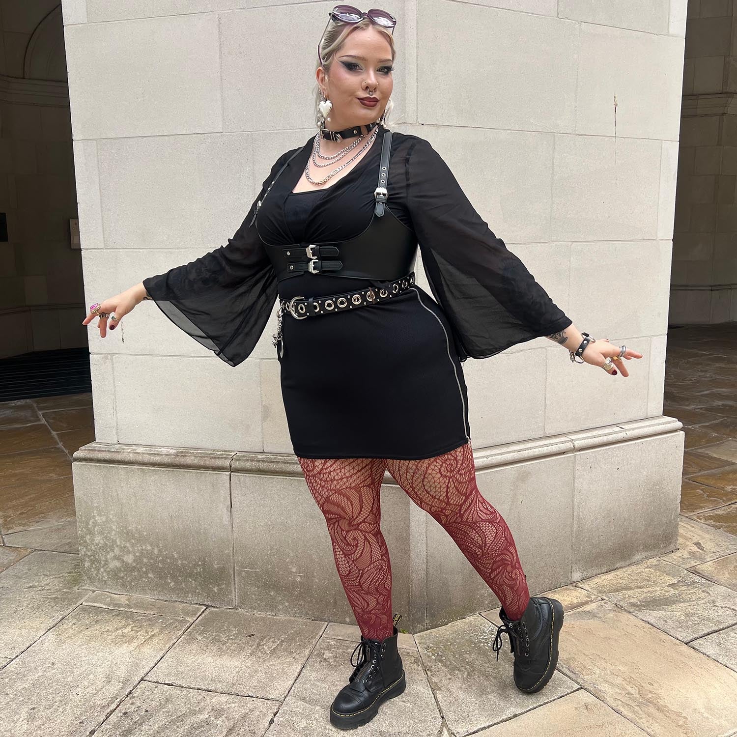 Thighs The Limit Fishnets - Timewarp - Roast - Zenithce