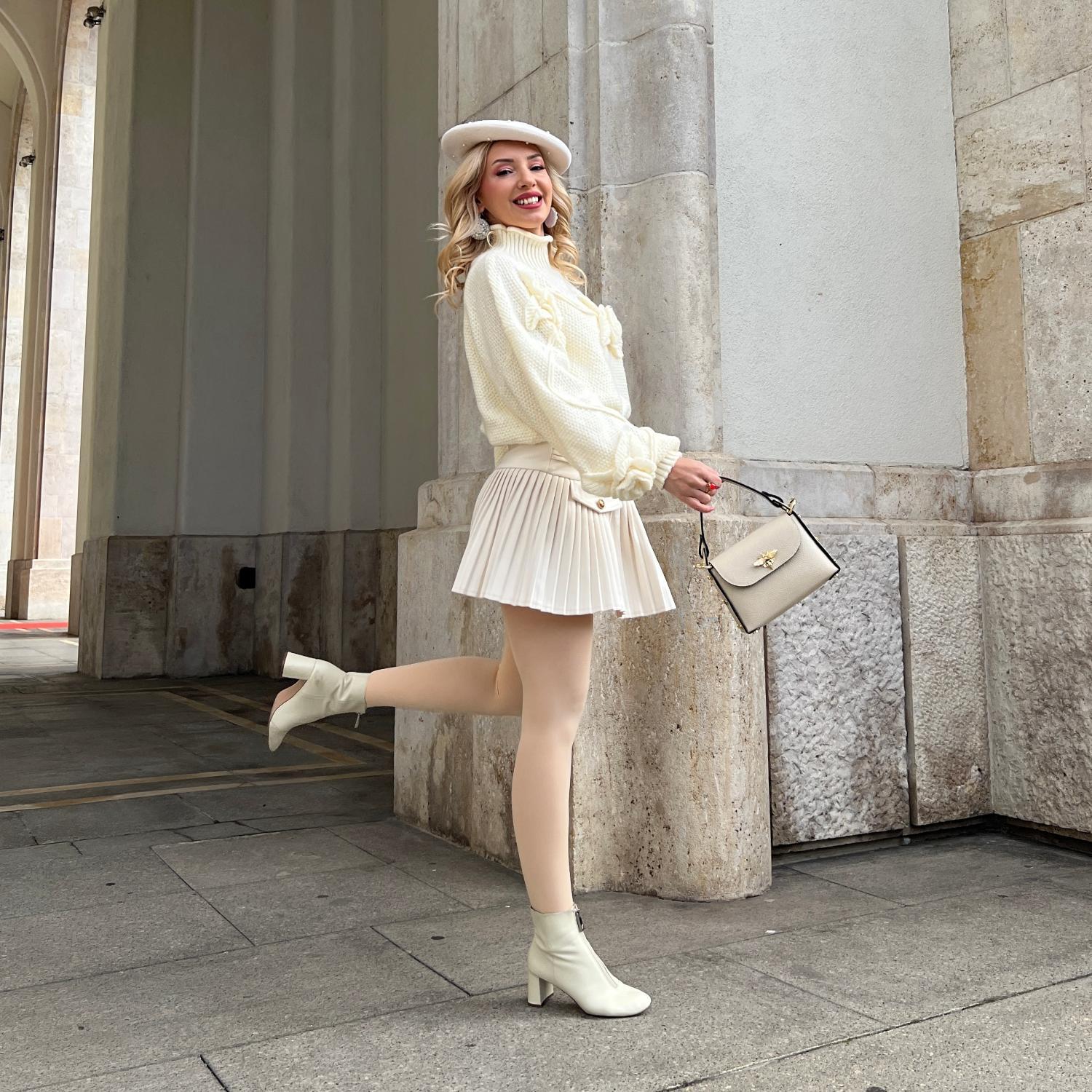 80 Denier Tights - Creamsicle - Zenithce