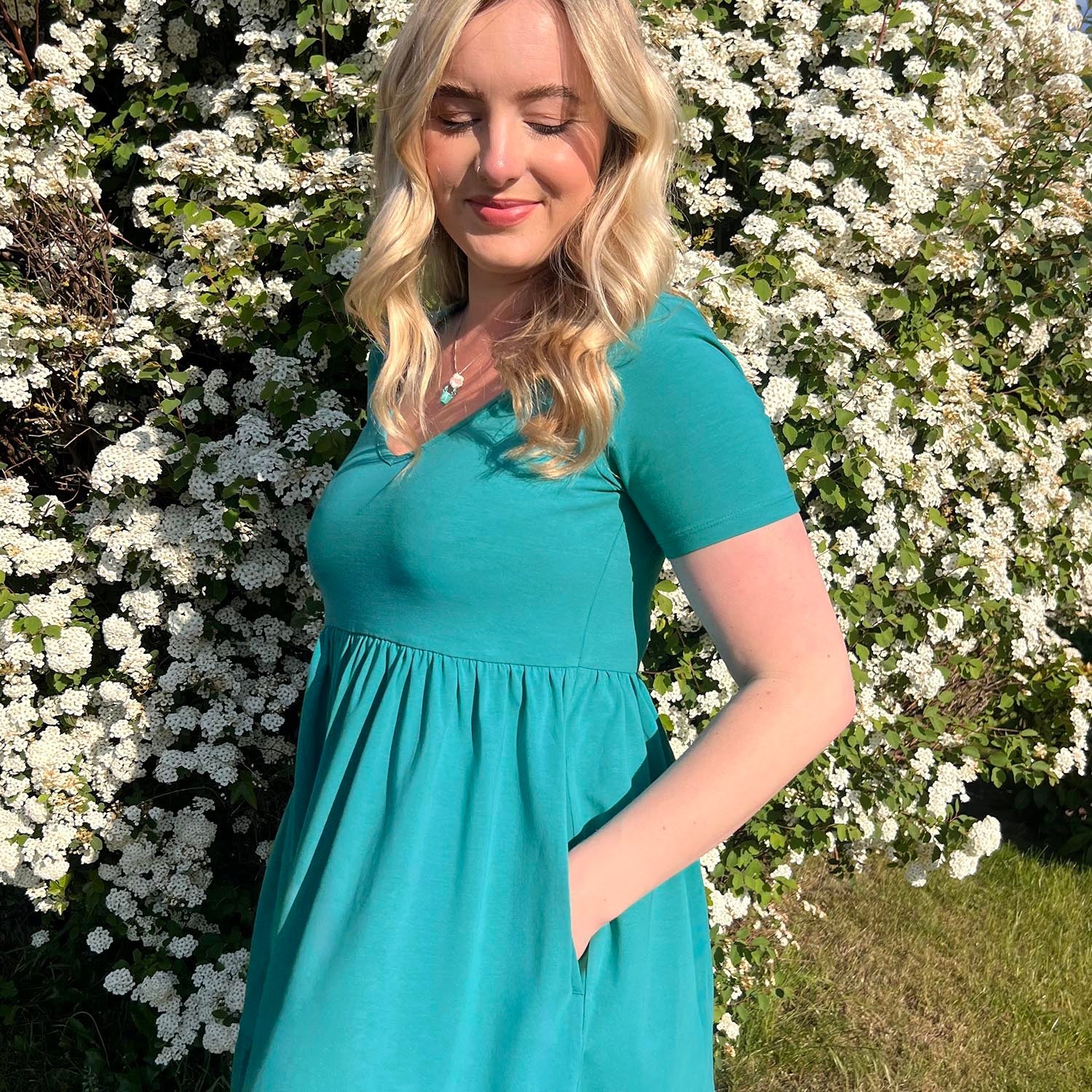 Tiered Mini Dress - Beach Bum - Zenithce