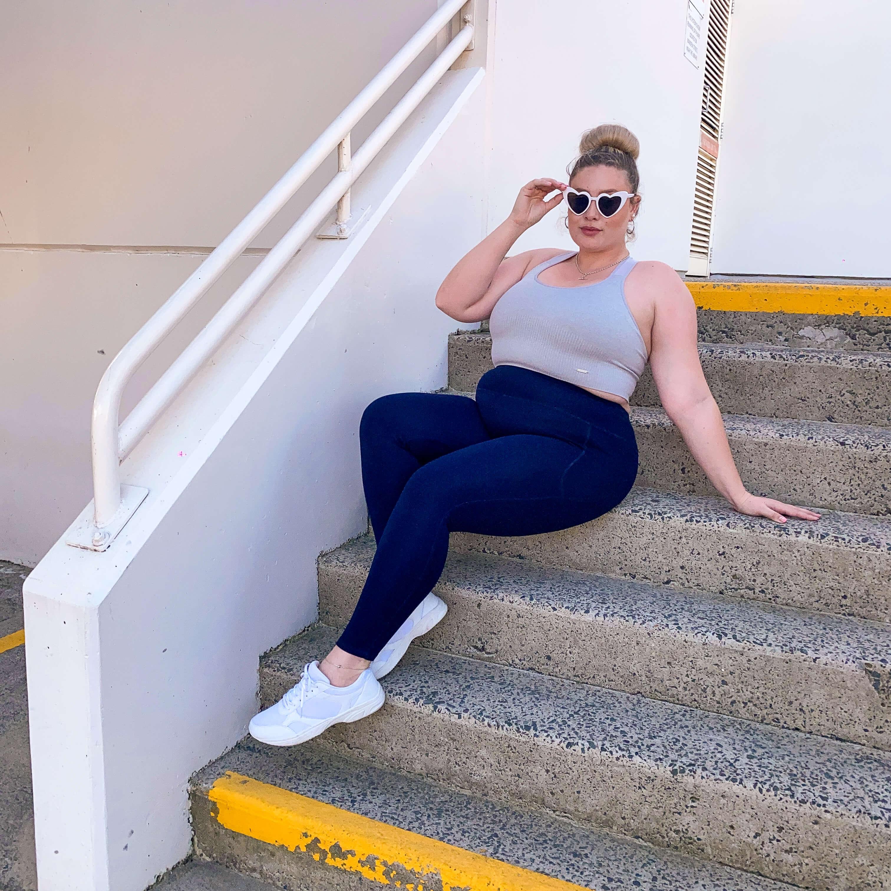 Squat Proof Leggings (Long) - Navy - Zenithce