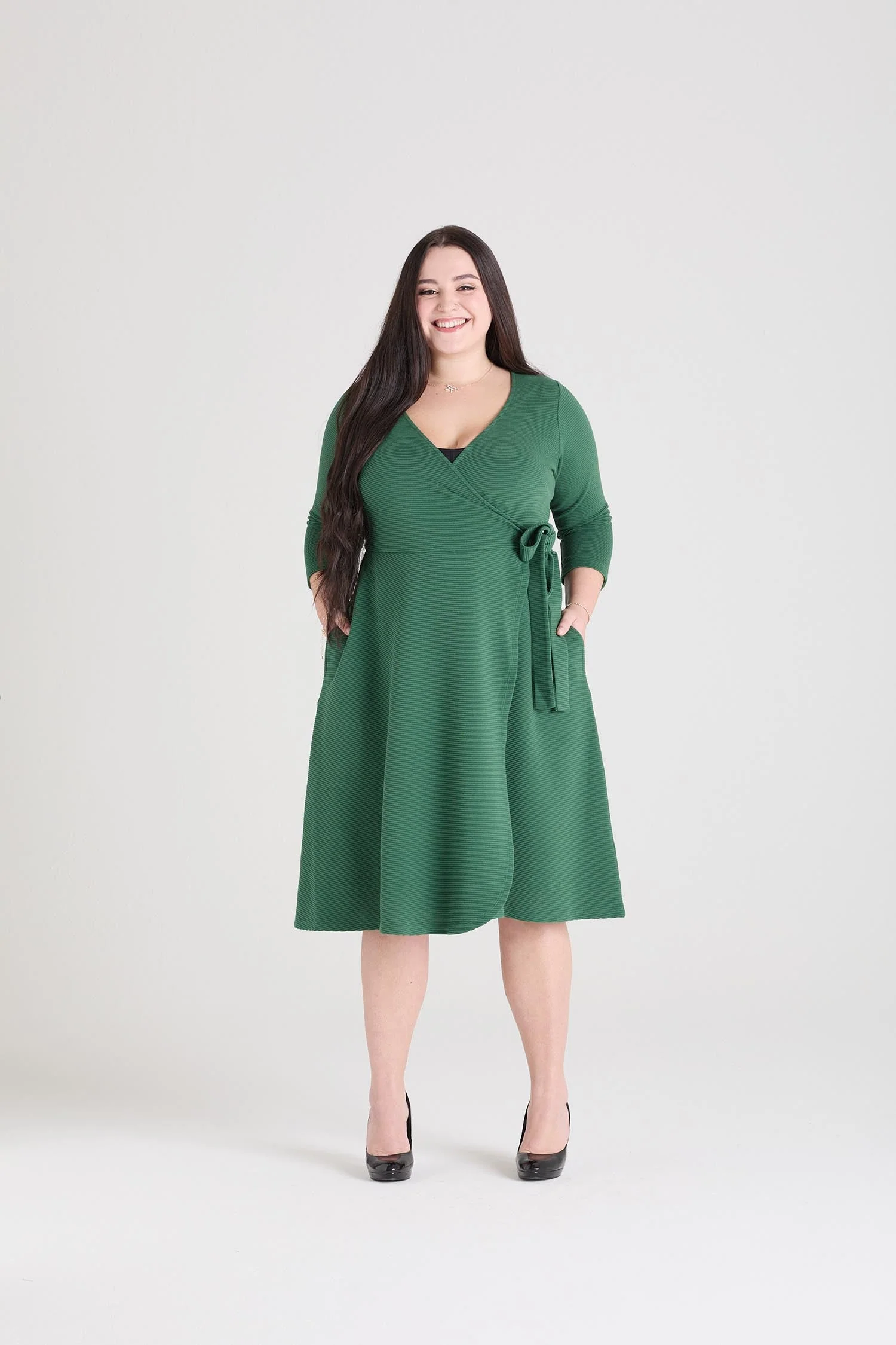 Ottoman Wrap Around Dress - Petit Pois - Zenithce