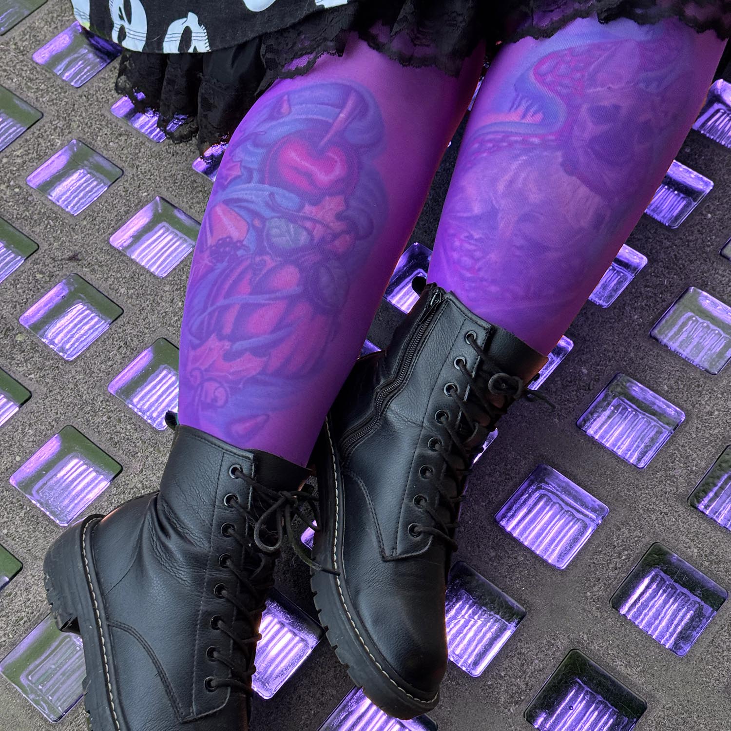 30 Denier Sheer Tights - Purple Haze - Zenithce