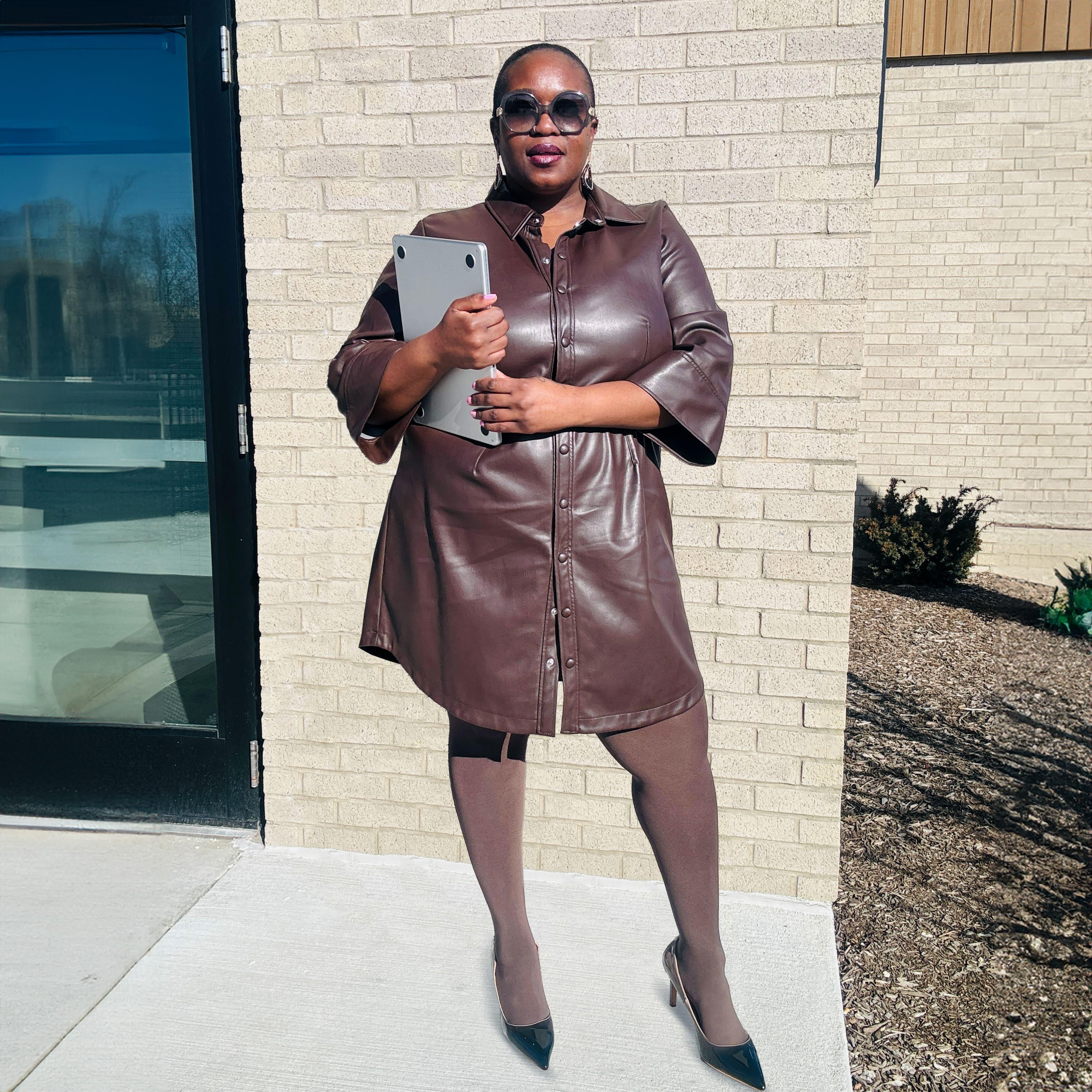 Huggy Light Compression Tights - Hot Chocolate - Zenithce