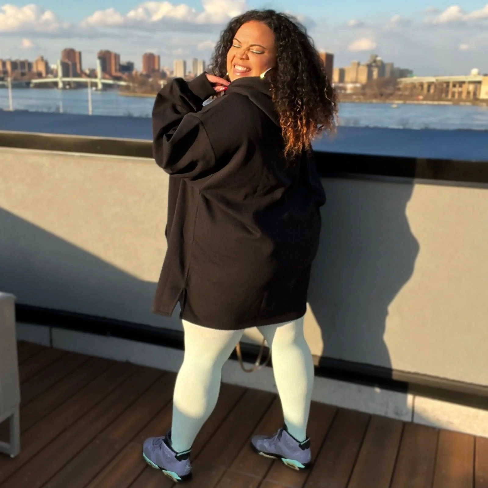 Organic Cotton Longline Hoodie - Zenithce