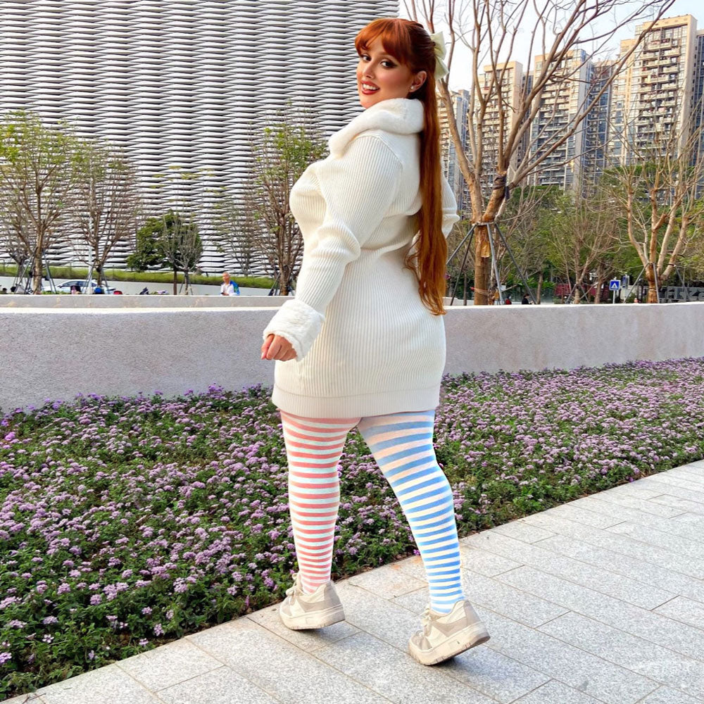 Duo Tights - Blush Breeze - Zenithce