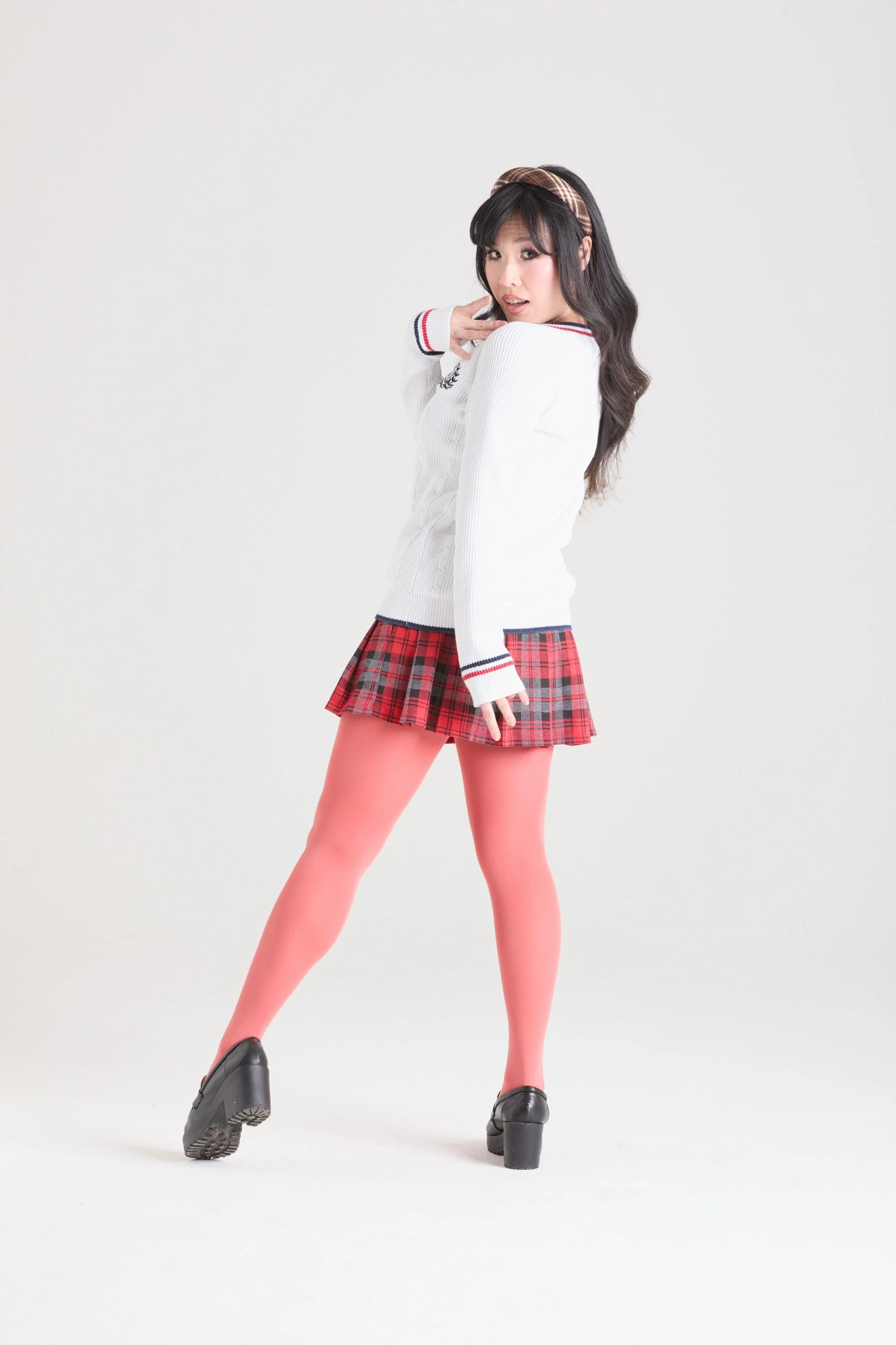 80 Denier Tights - Peach Party - Zenithce