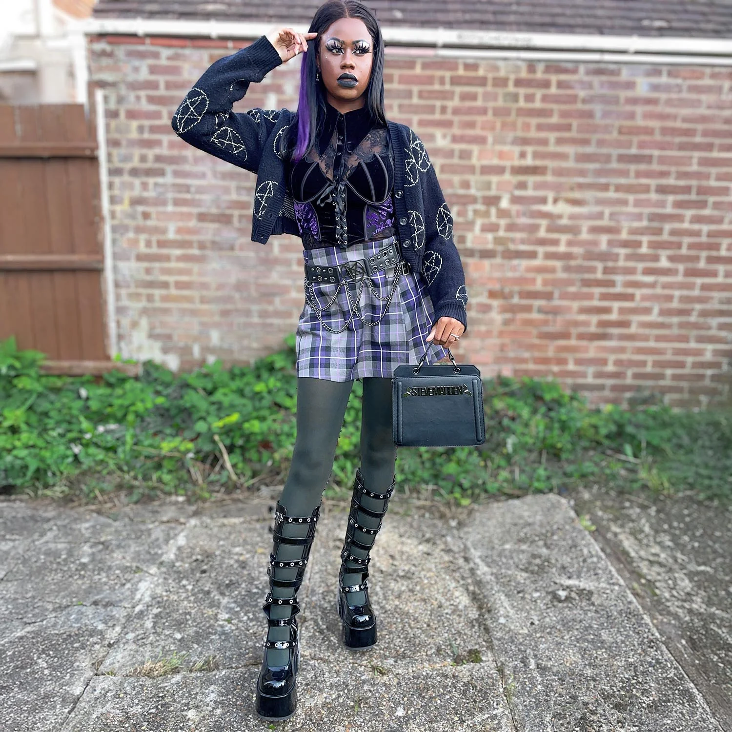 80 Denier Tights - Crocodile - Zenithce