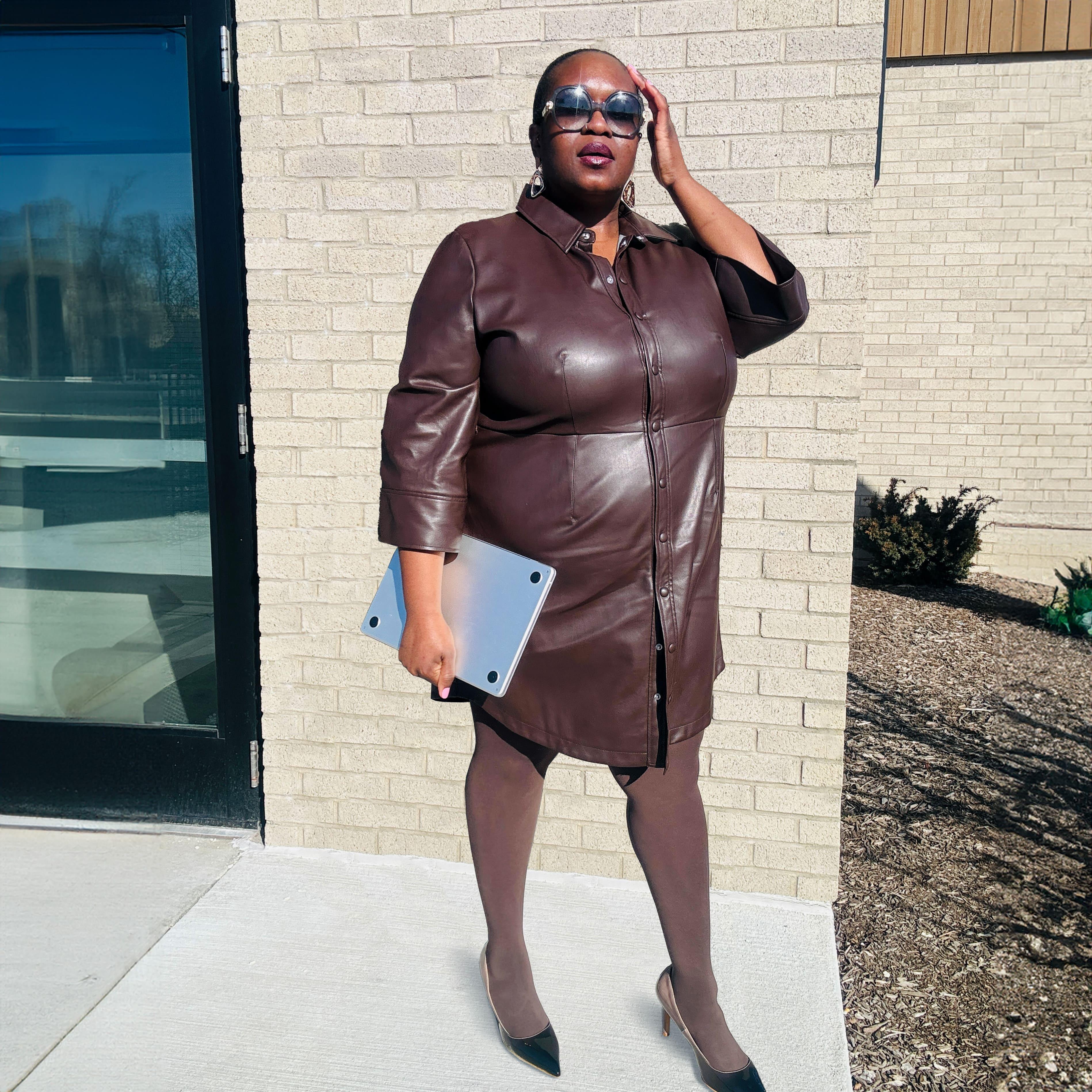 Huggy Light Compression Tights - Hot Chocolate - Zenithce