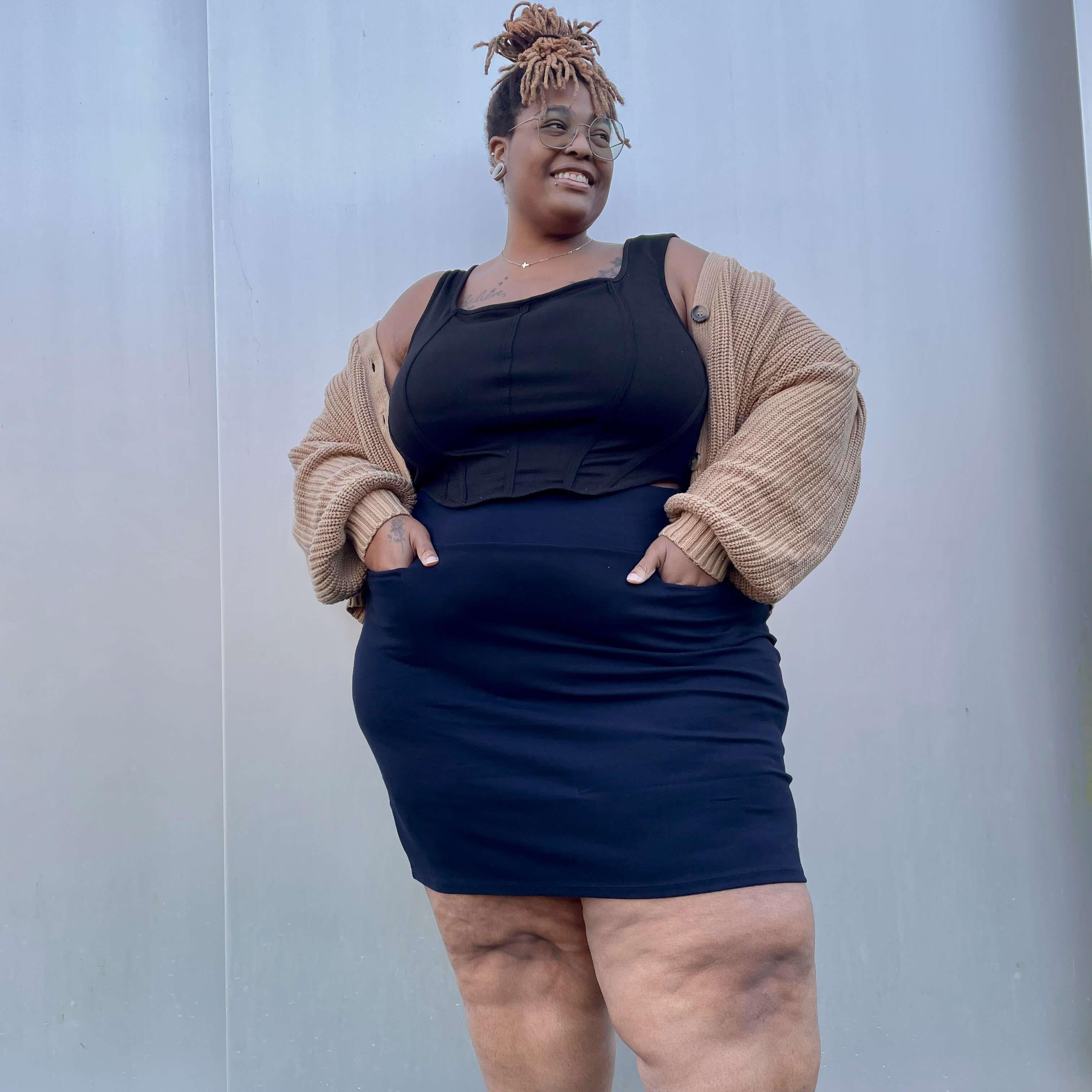 Mini Skirt - Navy - Zenithce