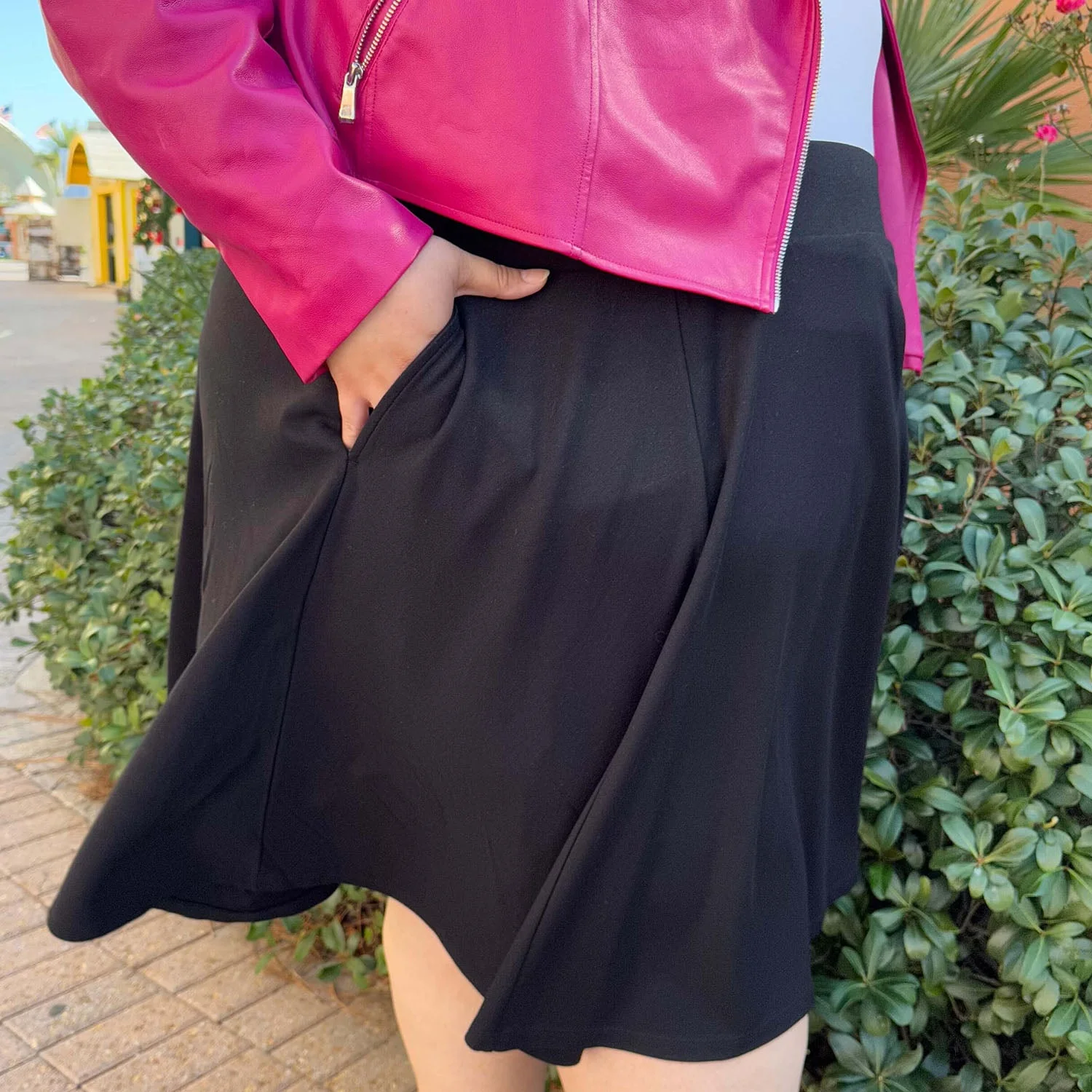 Flare Skirt - Black (V2) - Zenithce