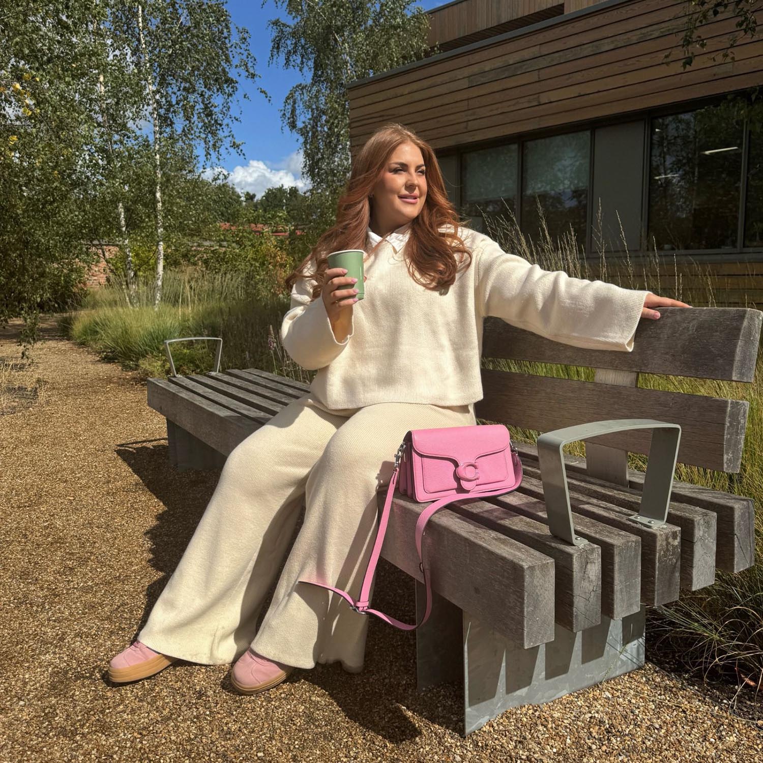 Knit Cropped Jumper - Oatmeal - Zenithce