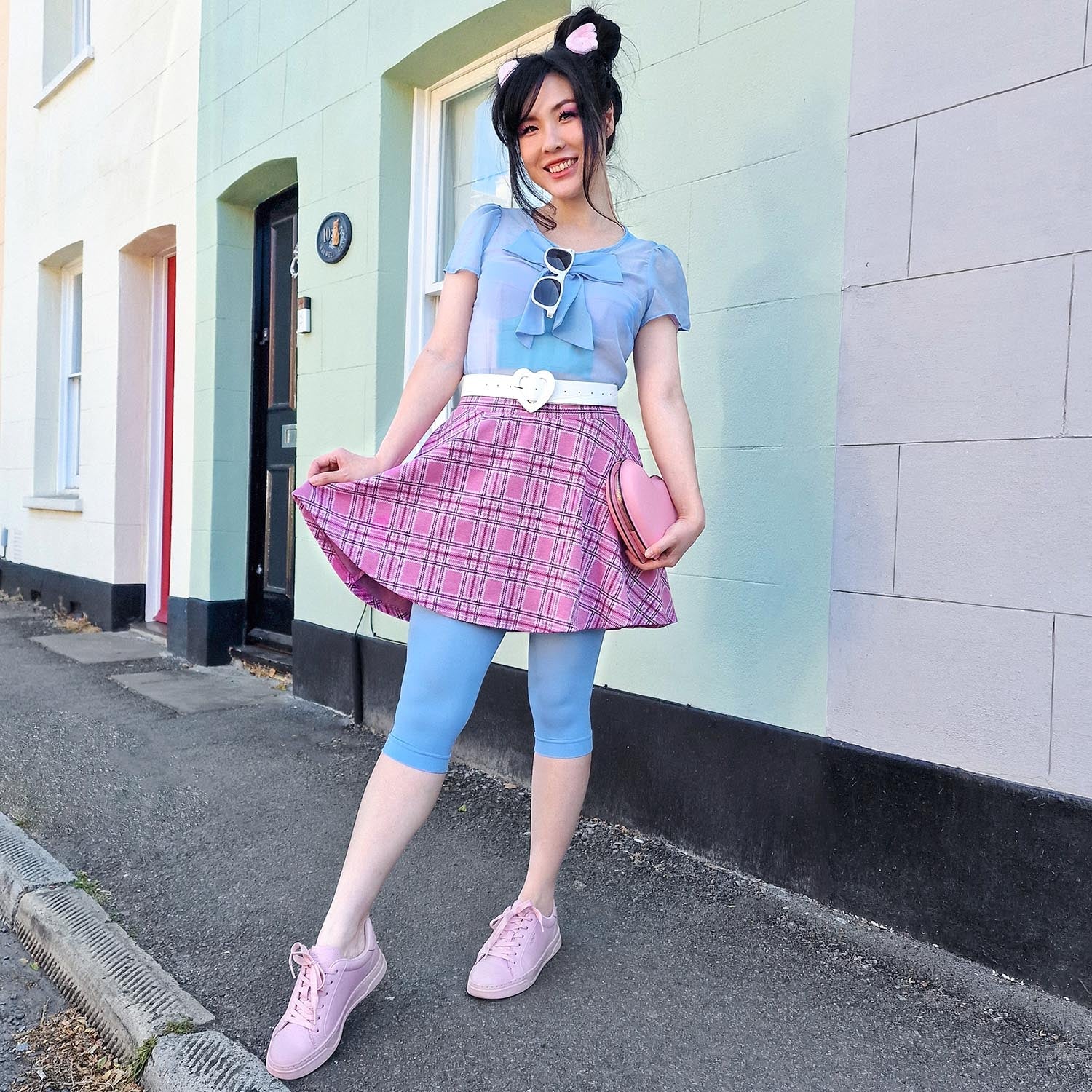 Stay Cool Capri Tights - Ice Blast - Zenithce