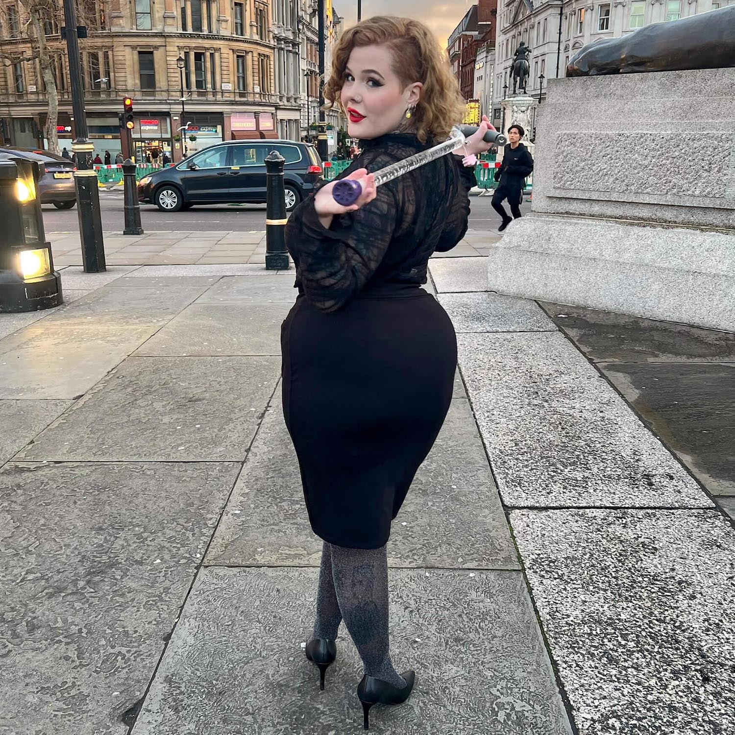 Pencil Skirt - Black (V2) - Zenithce