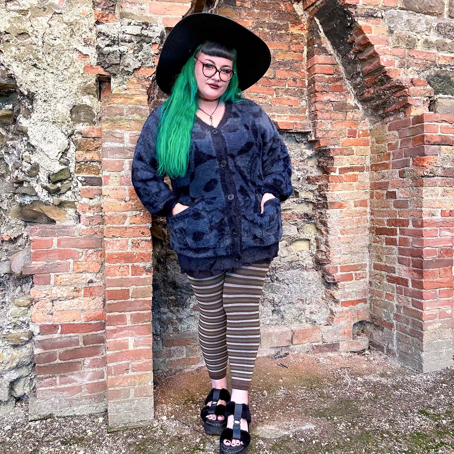 Catacomb Fluffy Cardigan - Zenithce
