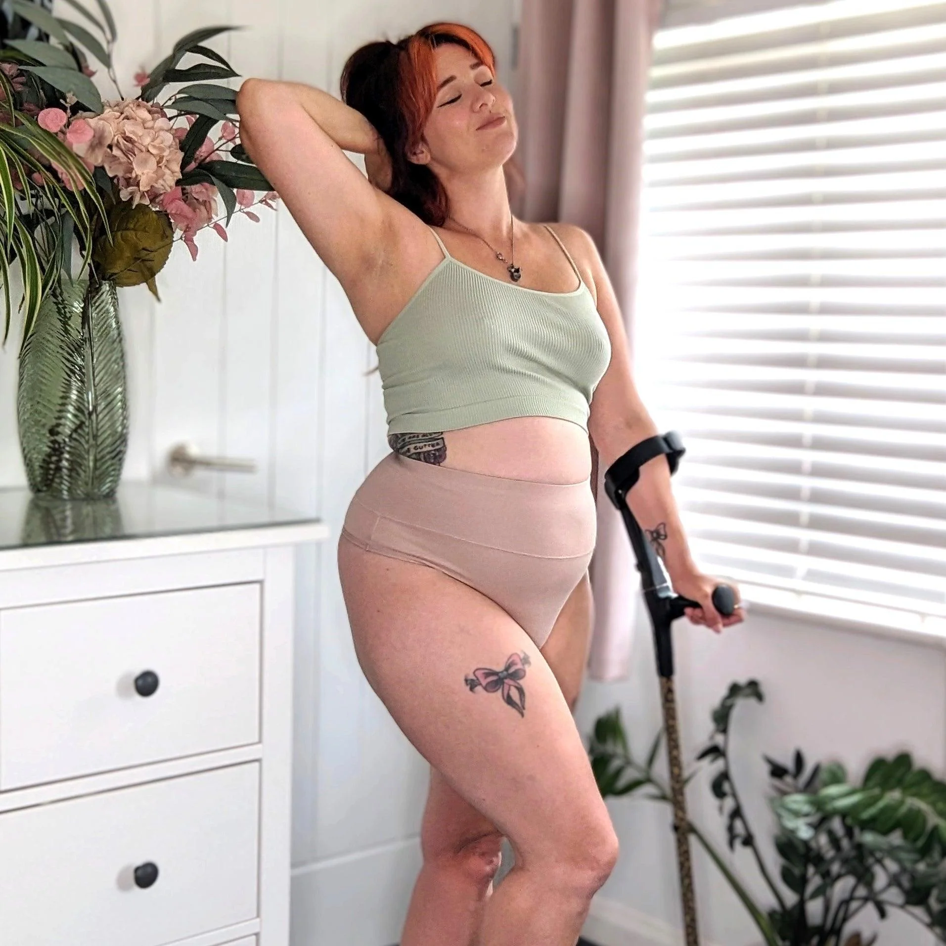 Organic Cotton Cheeky High Leg Knickers - Milk Bottle - Zenithce