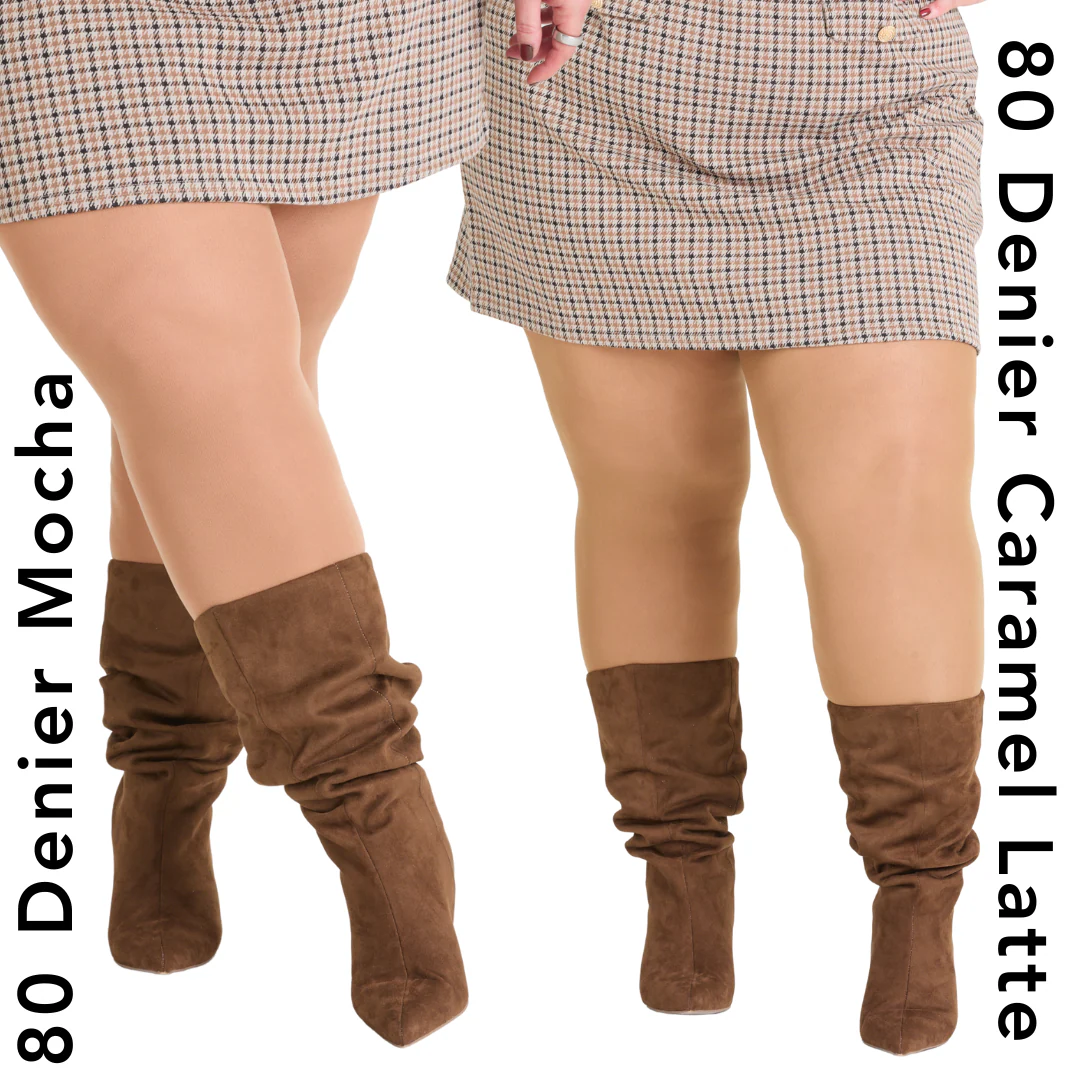 80 Denier Tights - Mocha - Zenithce