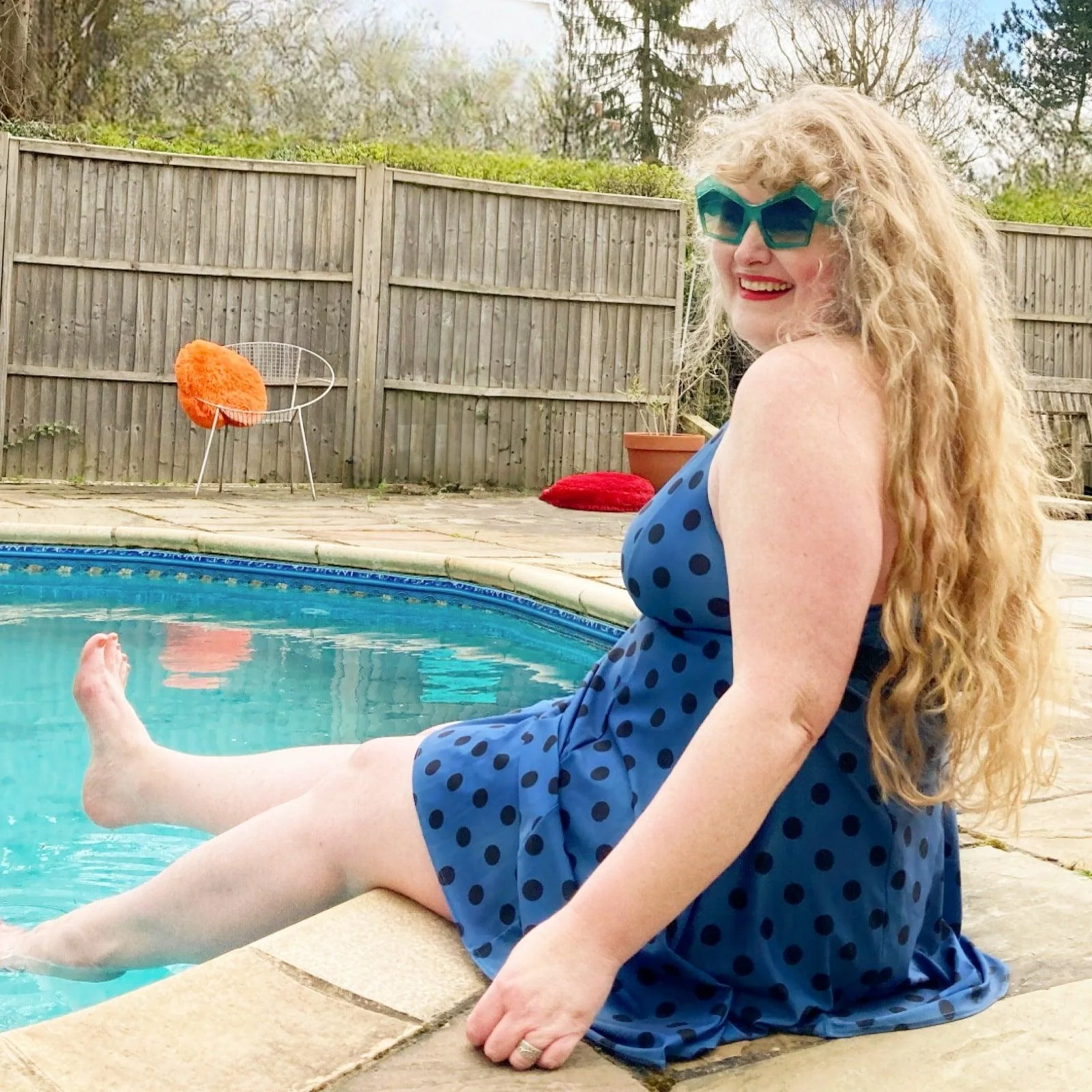 There Can Be Only One Swim Dress - Polka - Zenithce