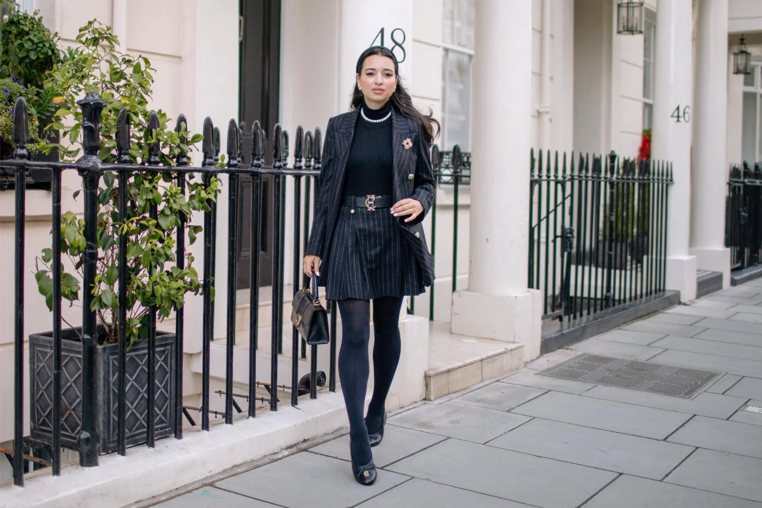 80 Denier Castor Oil Tights - Black - Zenithce