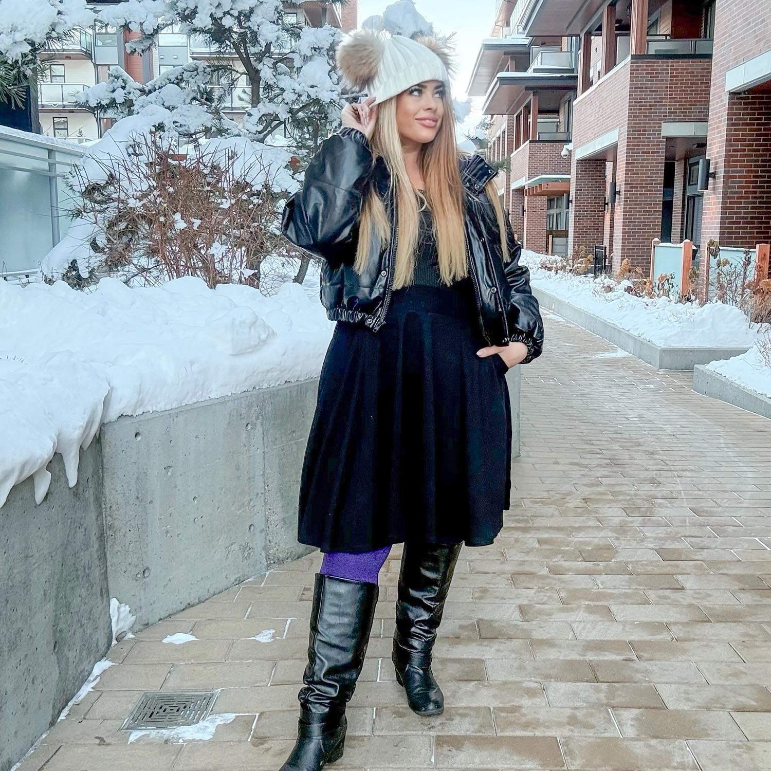 Flare Skirt - Black (V2) - Zenithce