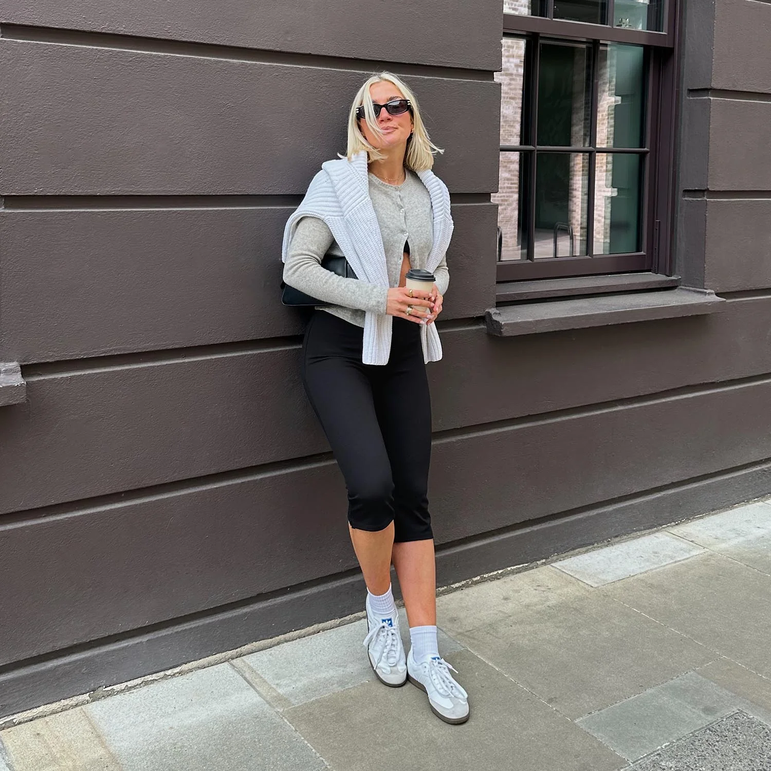 Squat-Proof Capri Leggings - Black - Zenithce