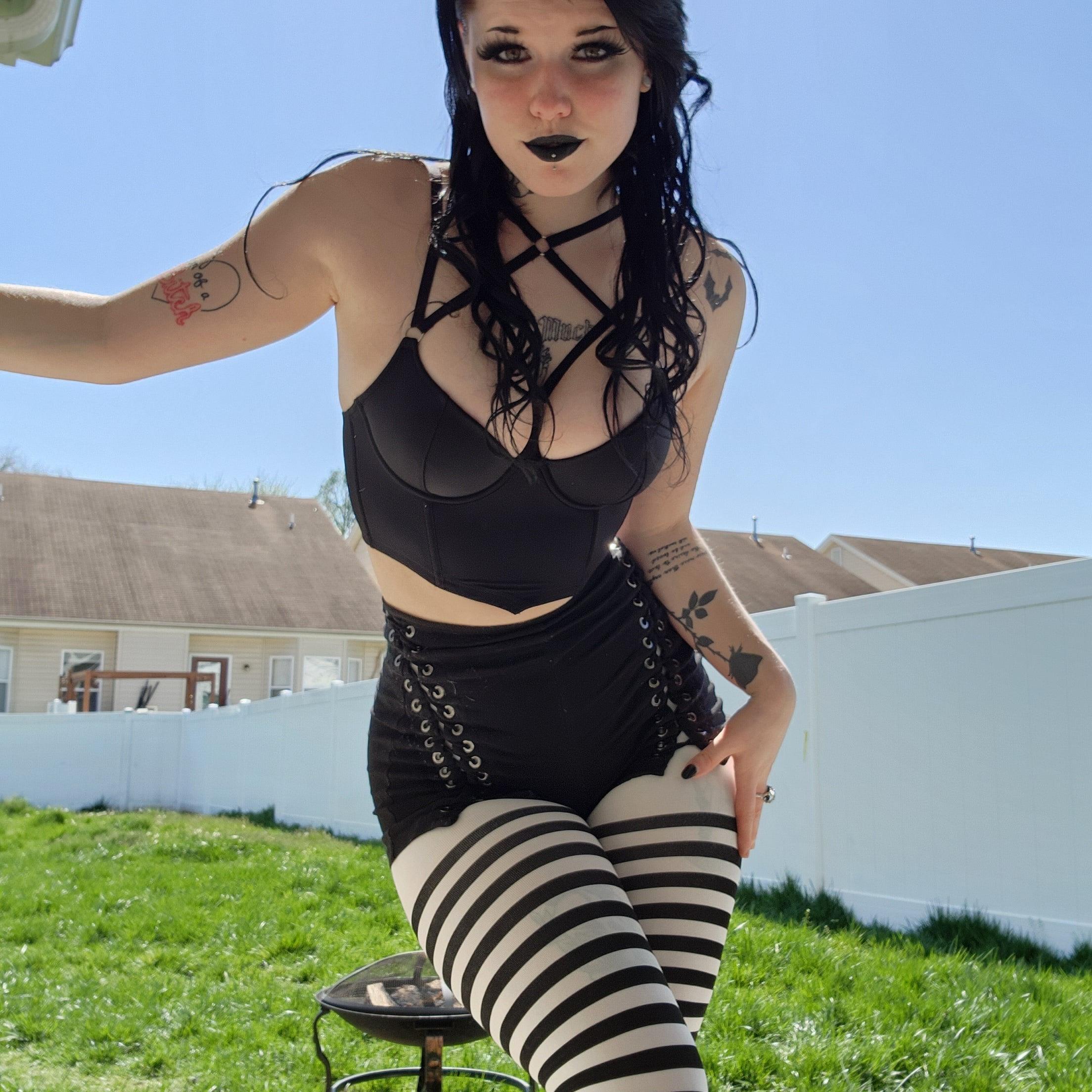 Striped Tights - Witch - Zenithce