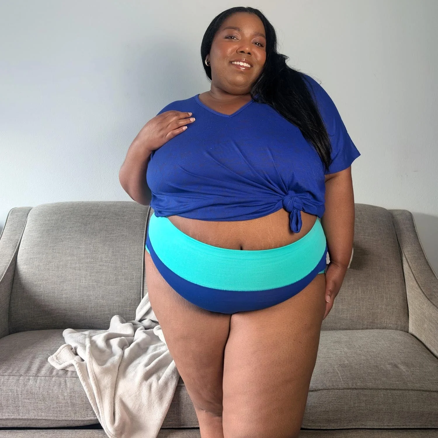 Organic Cotton Full Brief Duo Knickers - Arabesque & Mint - Zenithce