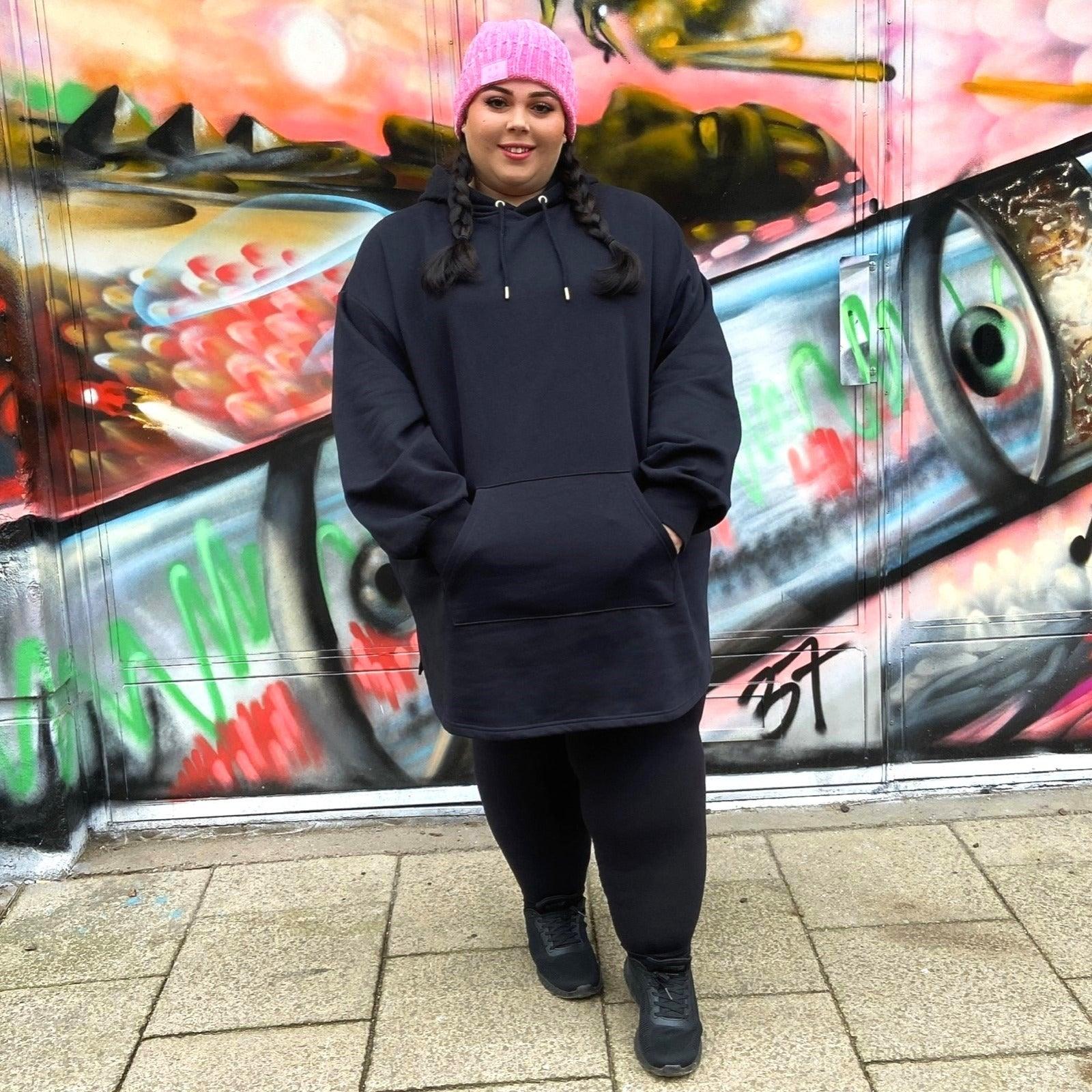 Organic Cotton Longline Hoodie - Zenithce