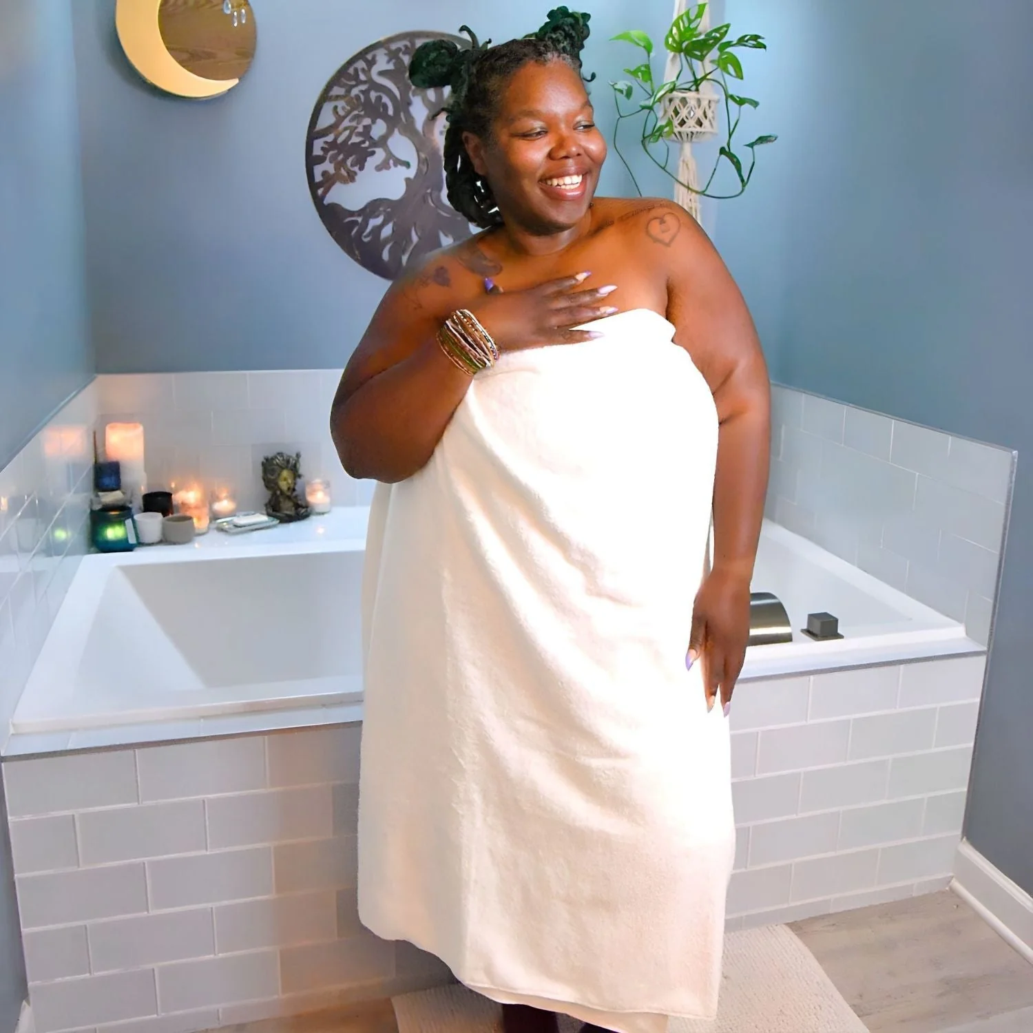 Big Softee Towel - White - Zenithce