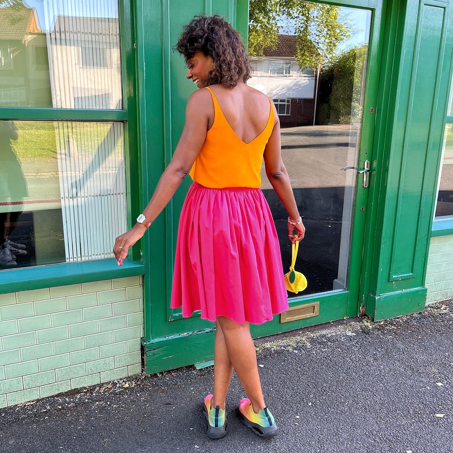 Poplin Skirt - Bubblegum - Zenithce