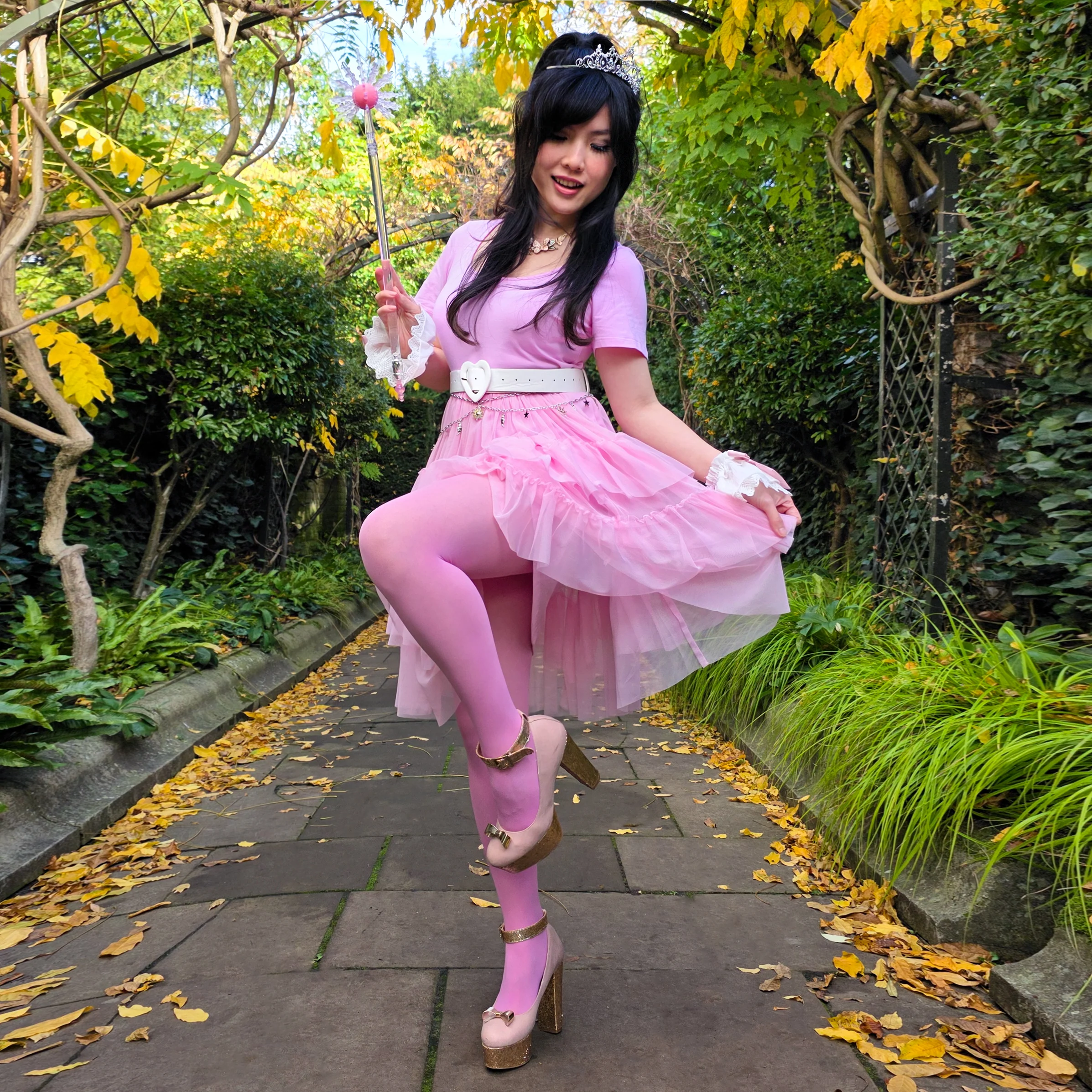 30 Denier Sheer Tights - Dragon Fruit - Zenithce